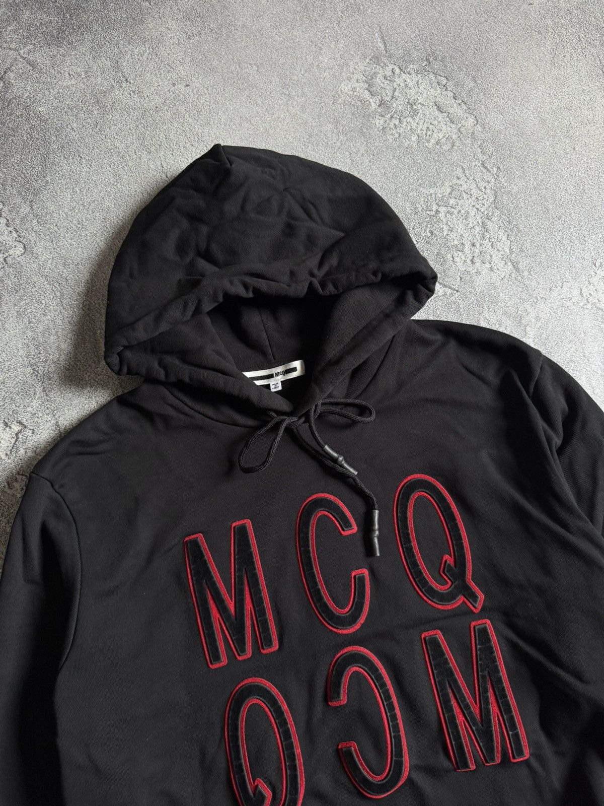 Alexander McQueen Alexander Mcqueen MCQ L big logo hoodie jumper pullover Size US L / EU 52-54 / 3 - 2 Thumbnail