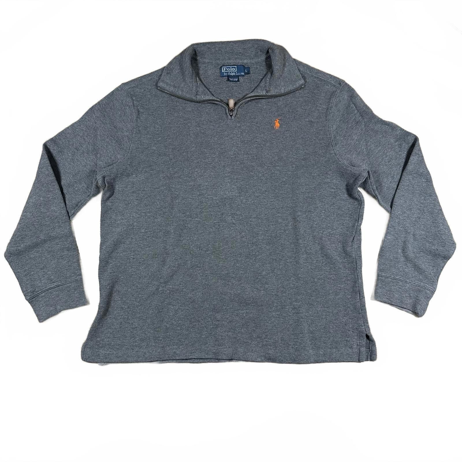 Other Polo by Ralph Lauren Men's Quarter Zip Sweater Large Gray Size US L / EU 52-54 / 3 - 1 Thumbnail