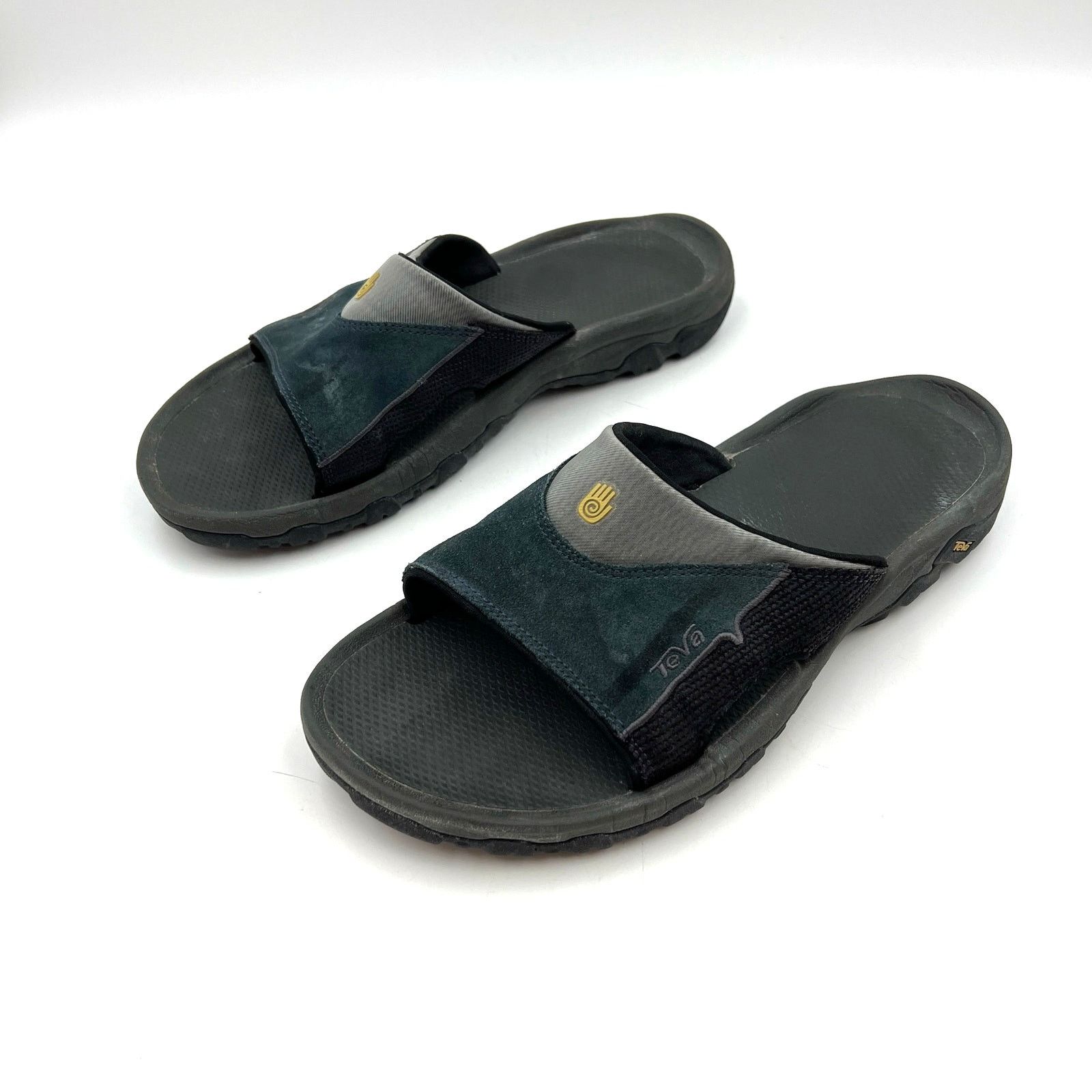 Teva Teva Katavi Slides 4145 Blue Suede Lug Soles Size US 11 / EU 44 - 7 Thumbnail