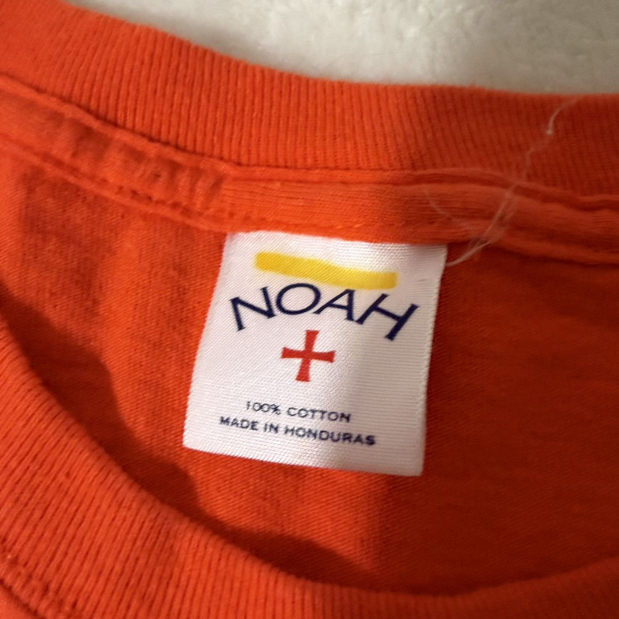 Noah Noah NYC Orange Jolly Roger Long Sleeve T-Shirt Size US S / EU 44-46 / 1 - 3 Thumbnail