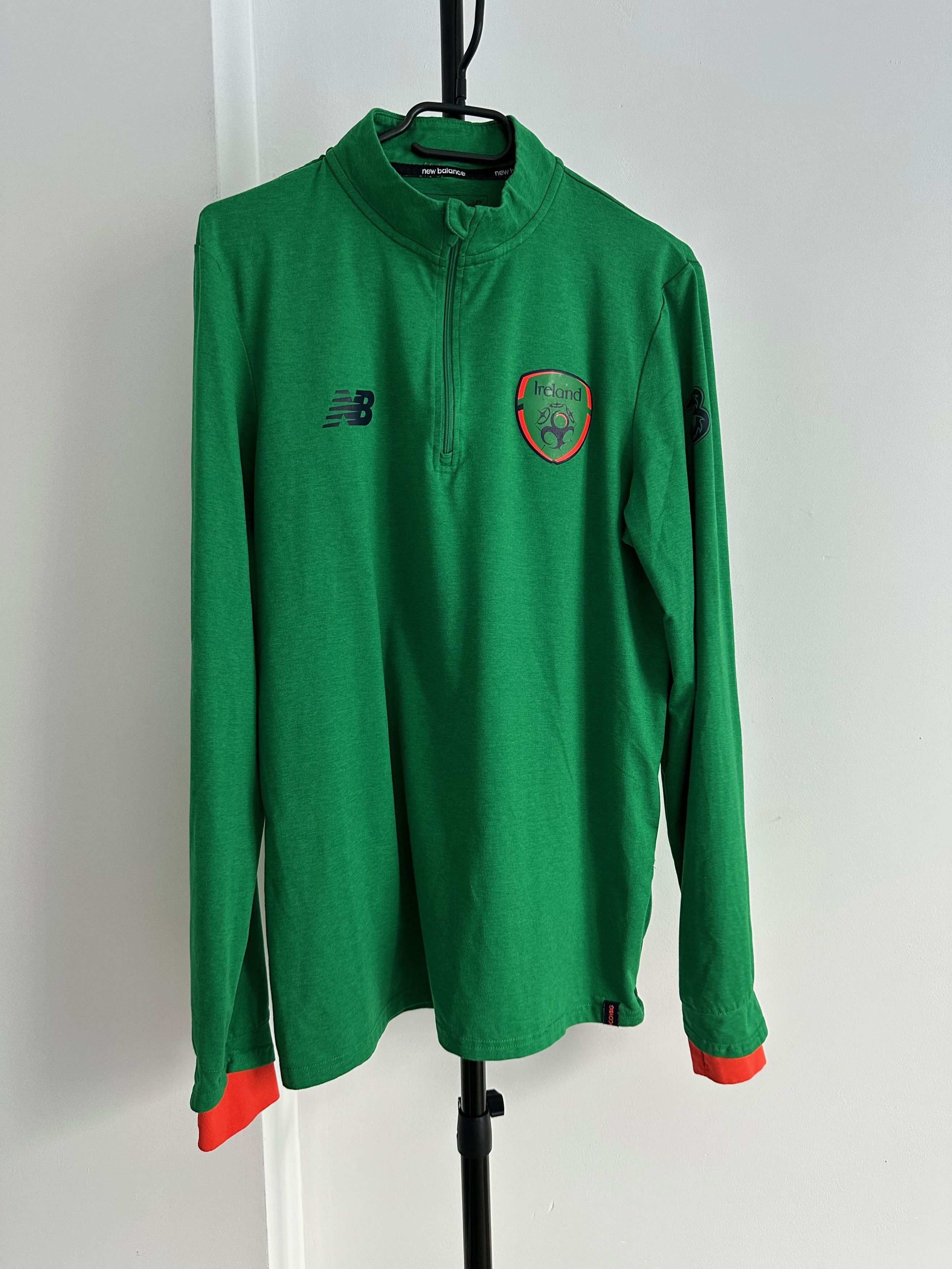 New Balance 2017 Ireland New Balance training shirt long sleeve Size US L / EU 52-54 / 3 - 1 Thumbnail