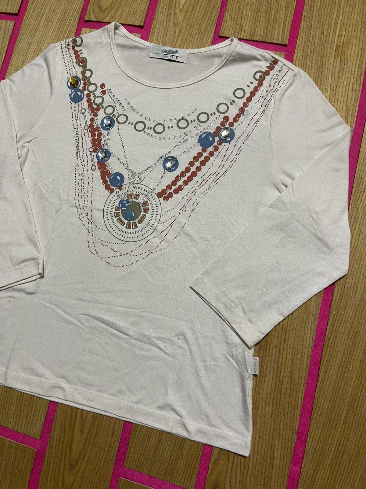 If Six Was Nine Y2K CROCODIEL LADIES long sleeve tshirt ifsix style Size M / US 6-8 / IT 42-44 - 2 Thumbnail