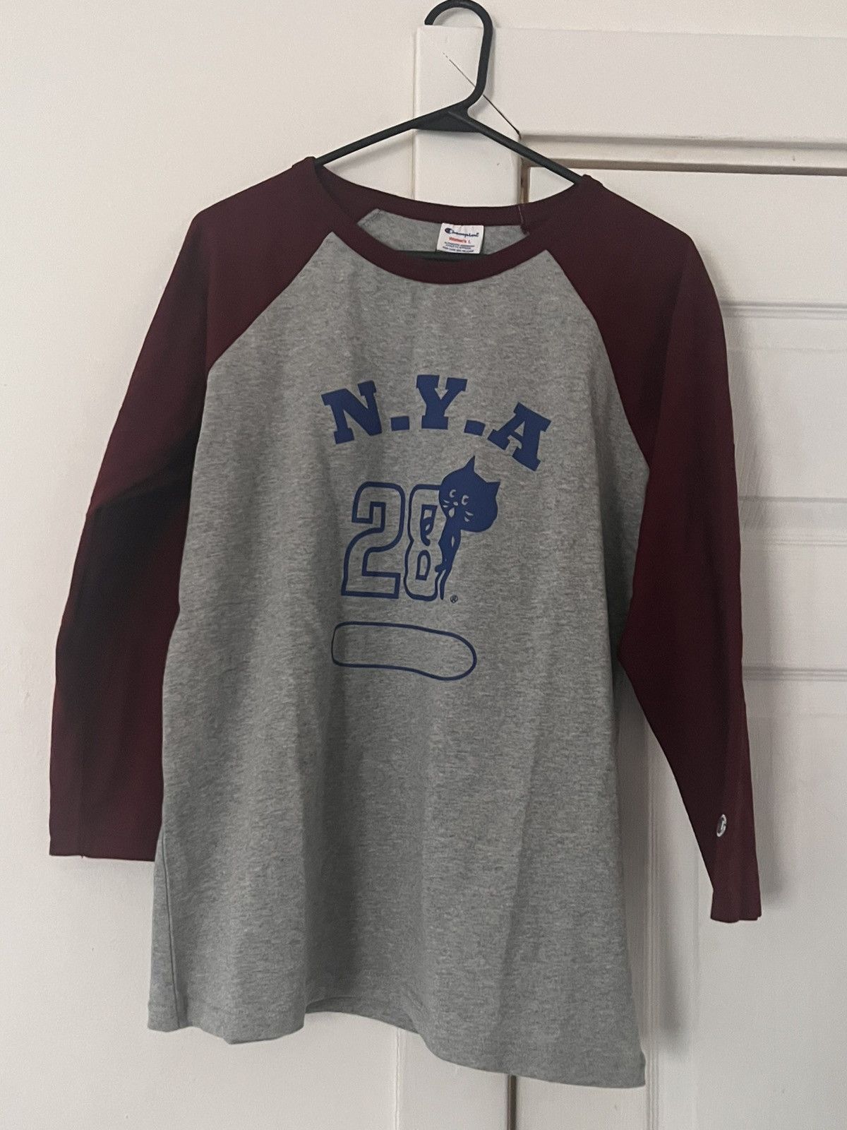 Issey Miyake Ne-Net x Champion N.Y.A Long sleeve T-shirt Size L / US 10 / IT 46 - 1 Thumbnail