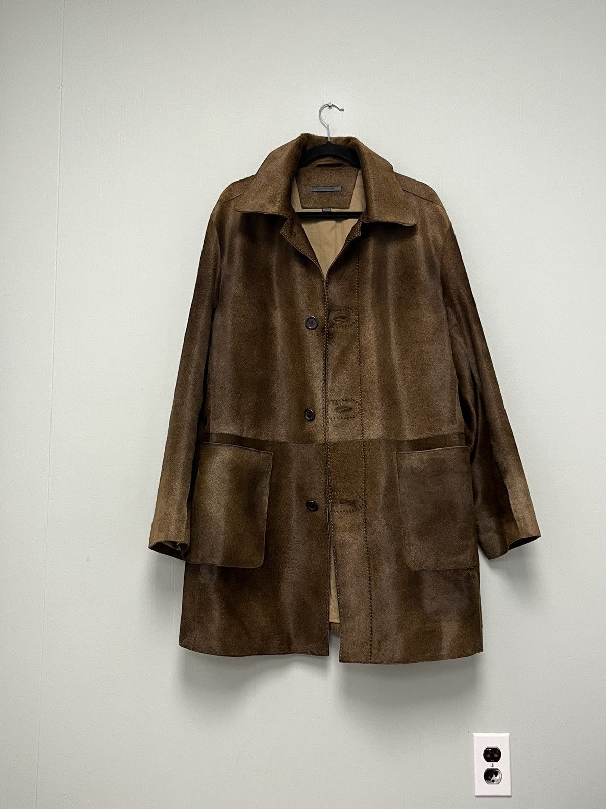 John Varvatos Calf Hair Coat. Size EU 52 USA 42 Size US L / EU 52-54 / 3 - 19 Thumbnail