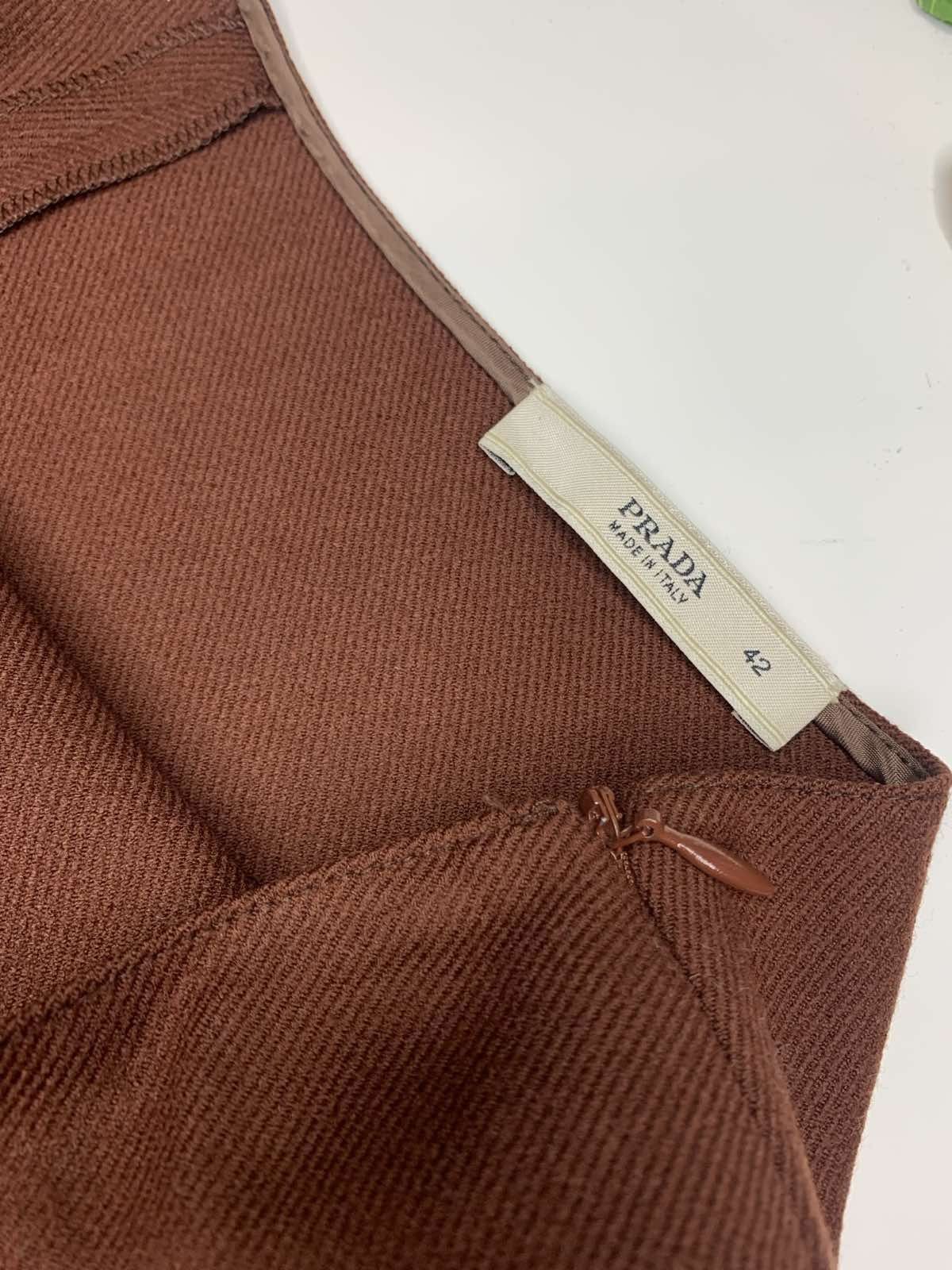 Prada Prada Milano Wool Skirt Size 28" / US 6 / IT 42 - 6 Thumbnail