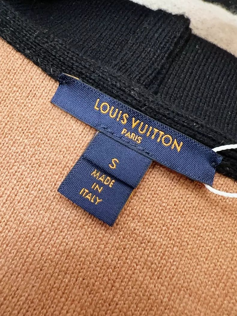 Louis Vuitton LOUIS VUITTON Black presbyopic color-block zip-up hooded wo Size S / US 4 / IT 40 - 5 Thumbnail
