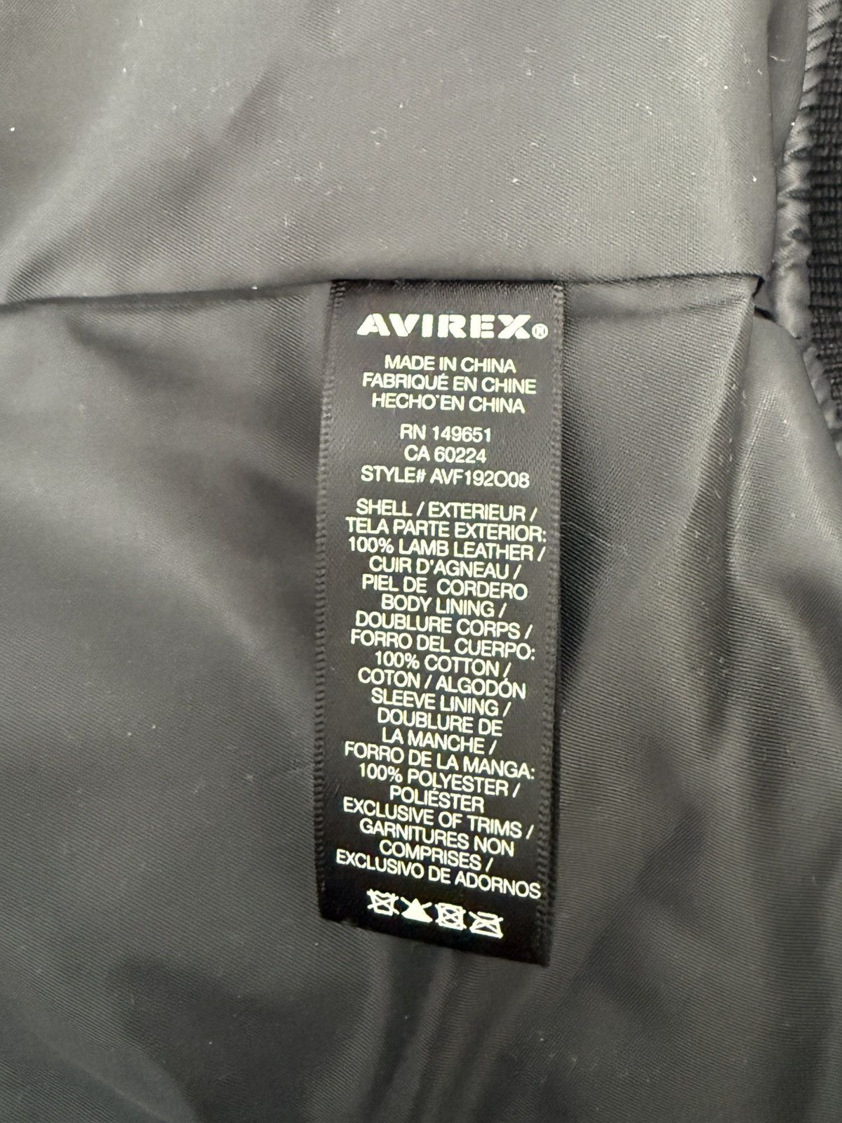 Avirex AVIREX LEATHER BOMBER JACKET Size US M / EU 48-50 / 2 - 6 Thumbnail
