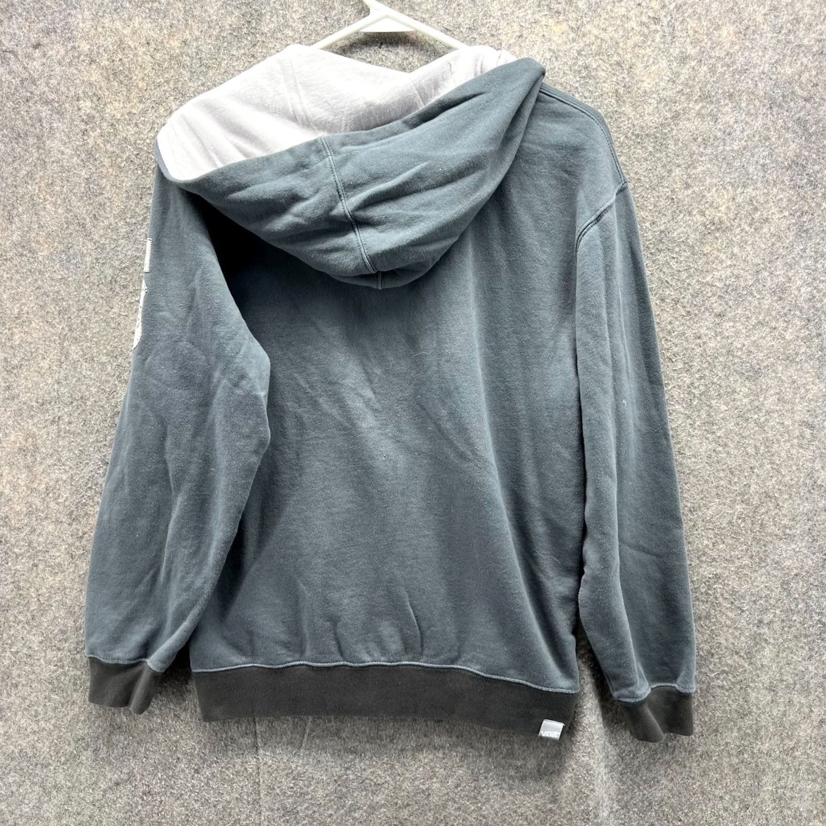 Vans VANS Sweater Women XL Full Zip Hoodie Fleece Cotton Gray Regular Size Type XS? (No) Size XL / US 12-14 / IT 48-50 - 2 Thumbnail