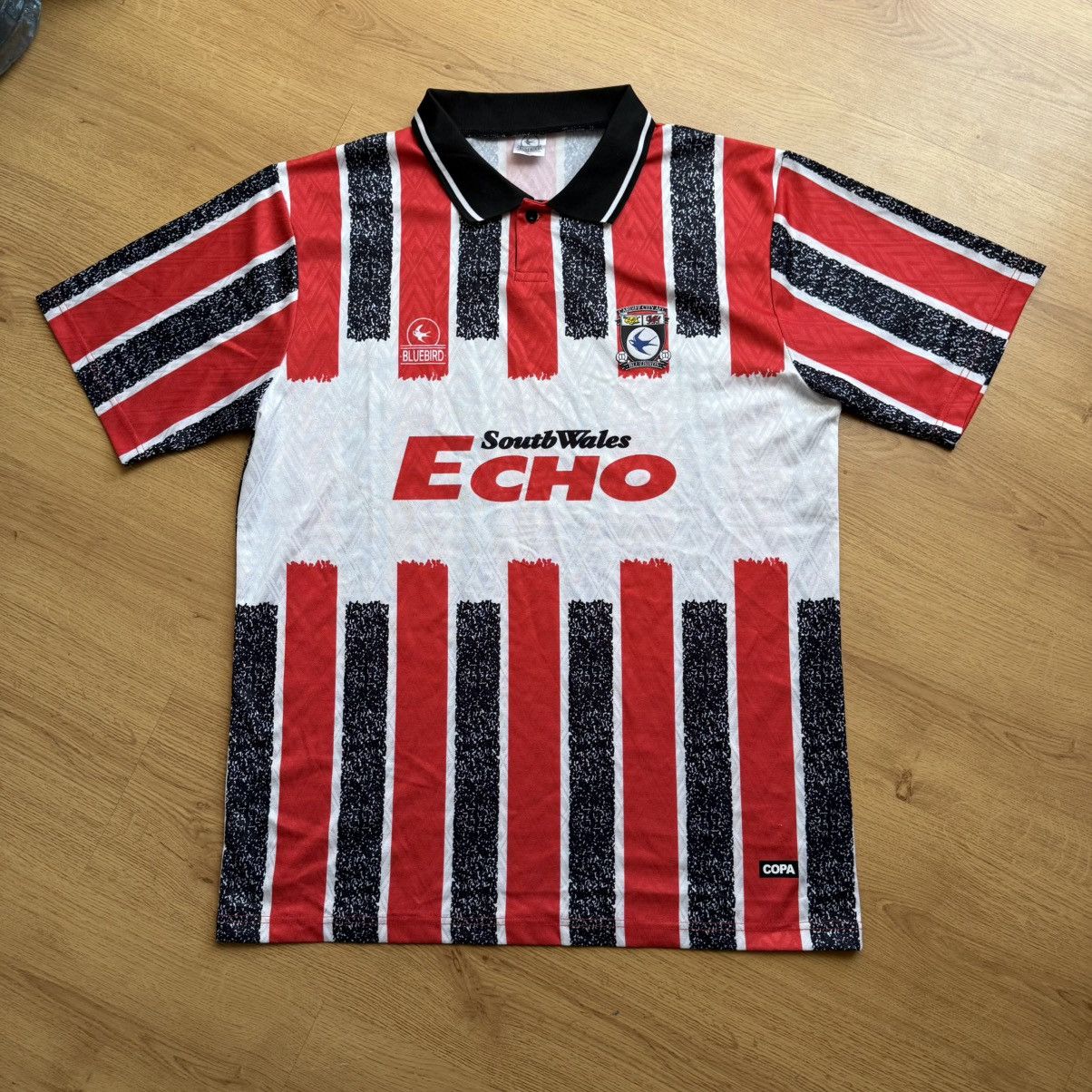 Other Cardiff City 1992/1994 Away Vintage Football Shirt Size US XXL / EU 58 / 5 - 1 Thumbnail