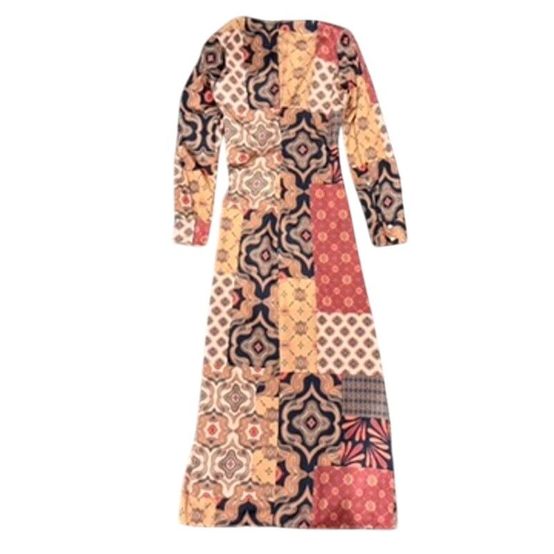 MISA Los Angeles MISA Los Angeles Eliza Patchwork Wrap Dress, Size XS Size XS / US 0-2 / IT 36-38 - 9 Thumbnail
