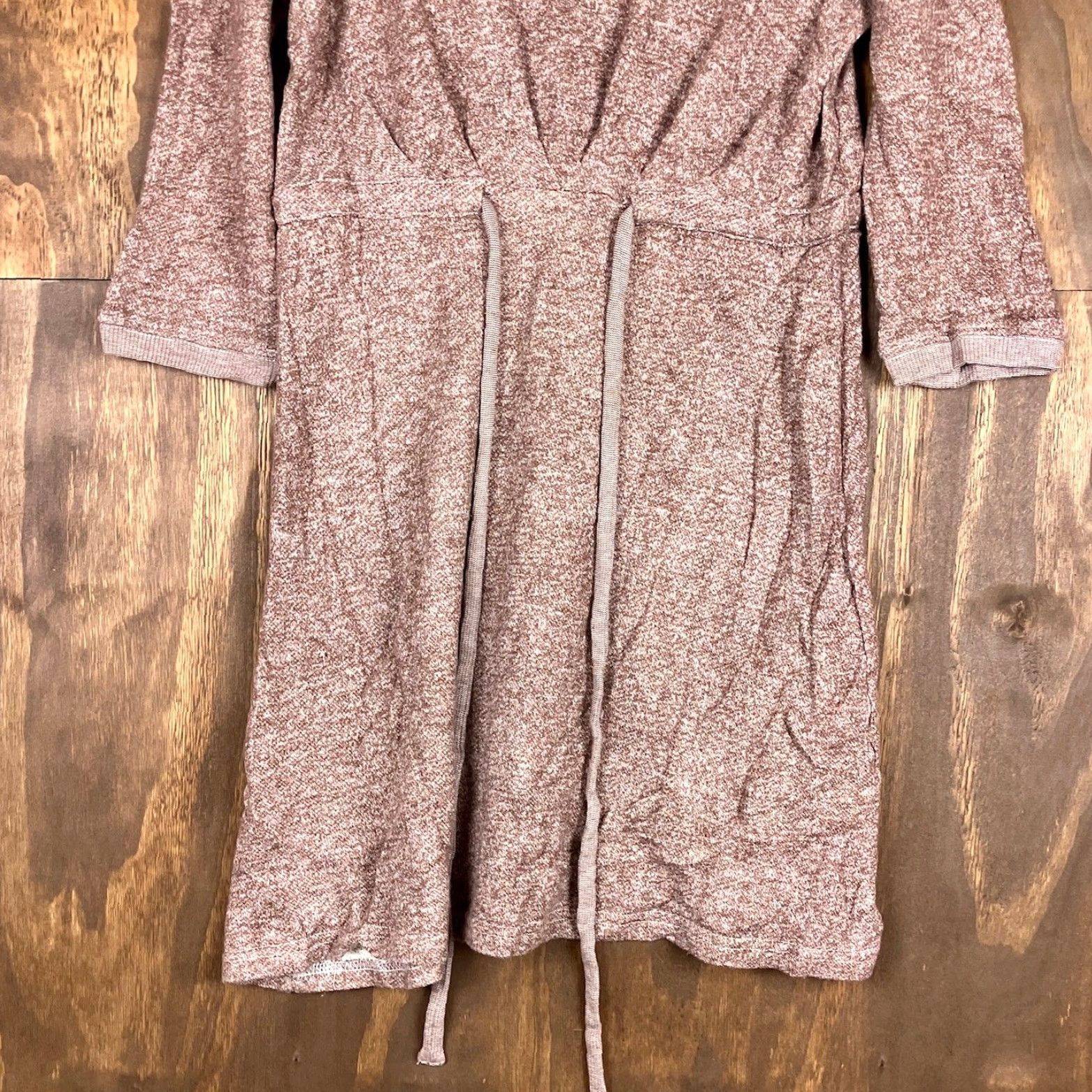 Anthropologie Saturday Sunday Womens Sweater Dress Brown Cowl Neck 3/4 Sleeve Thermal M Size M / US 6-8 / IT 42-44 - 3 Thumbnail
