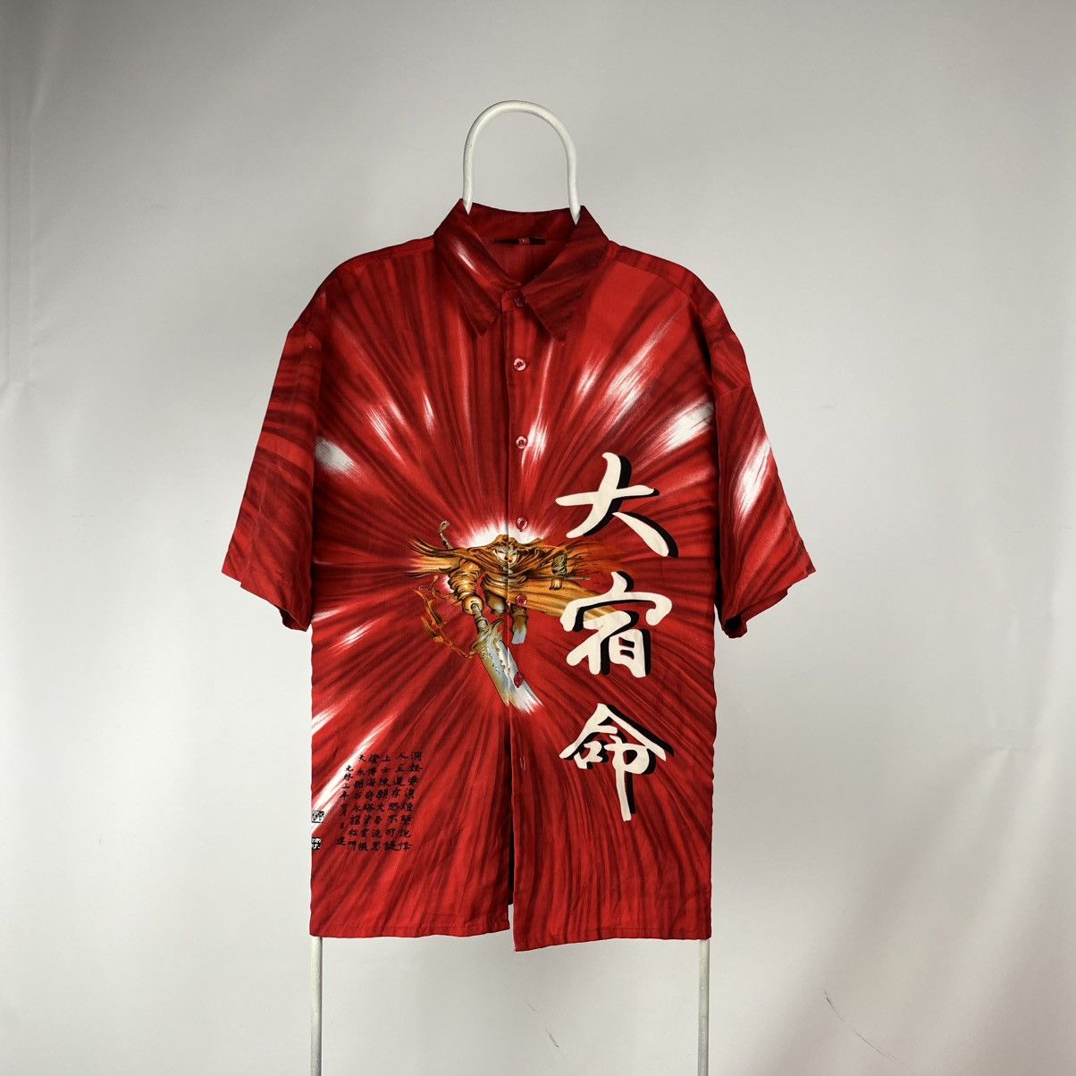 Japanese Brand Anime Japanese shirt sword warrior size Large Size US L / EU 52-54 / 3 - 1 Thumbnail