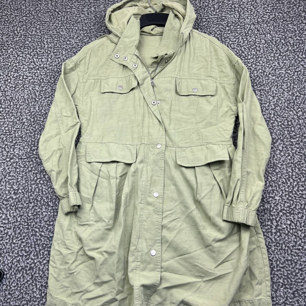 7 For All Mankind 7 For All Mankind Utility Parka Jacket Women Green Hooded M Size M / US 6-8 / IT 42-44 - 1 Thumbnail