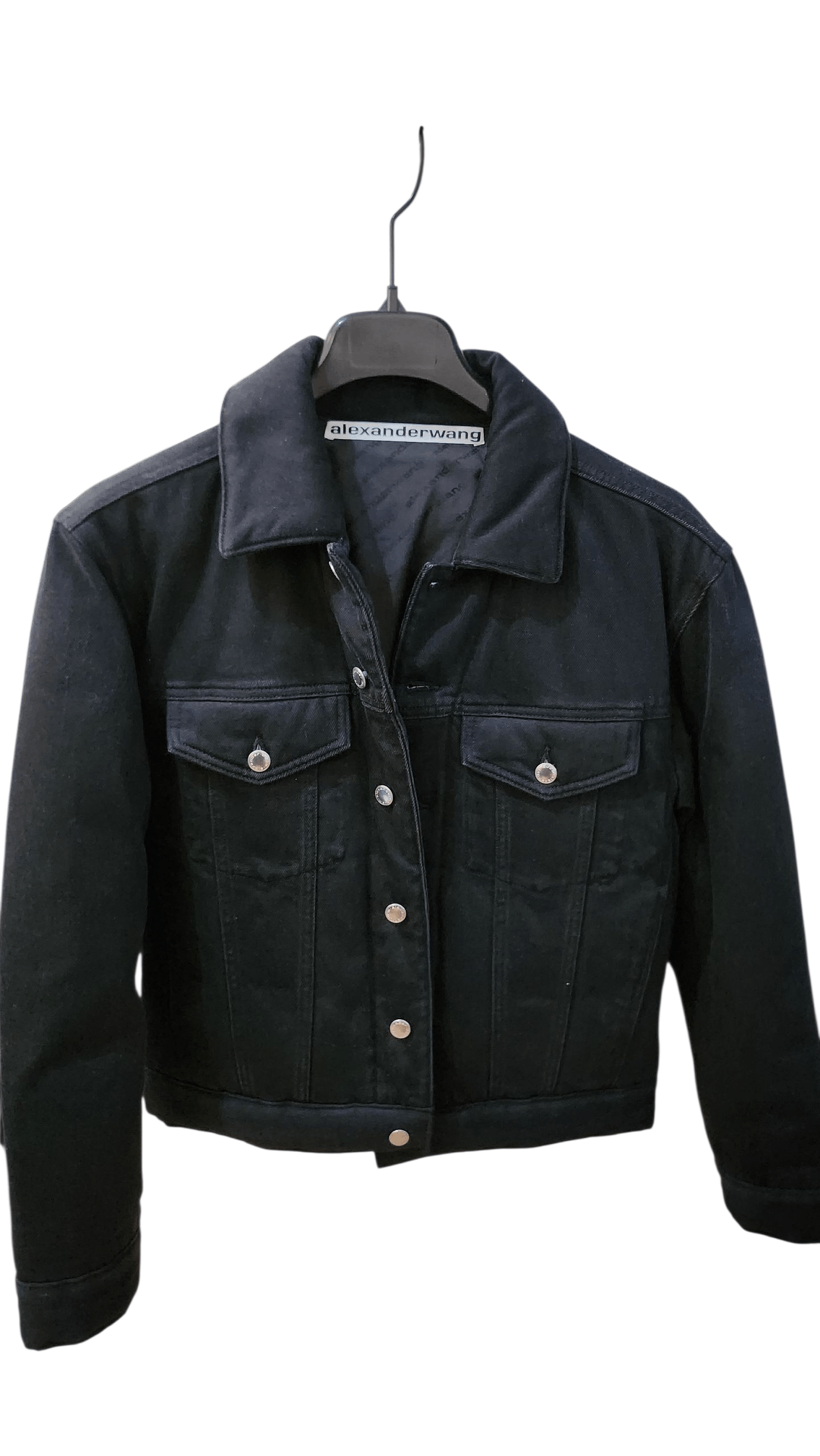 Alexander Wang unisex denim padded taucker jacket Size US XS / EU 42 / 0 - 1 Thumbnail