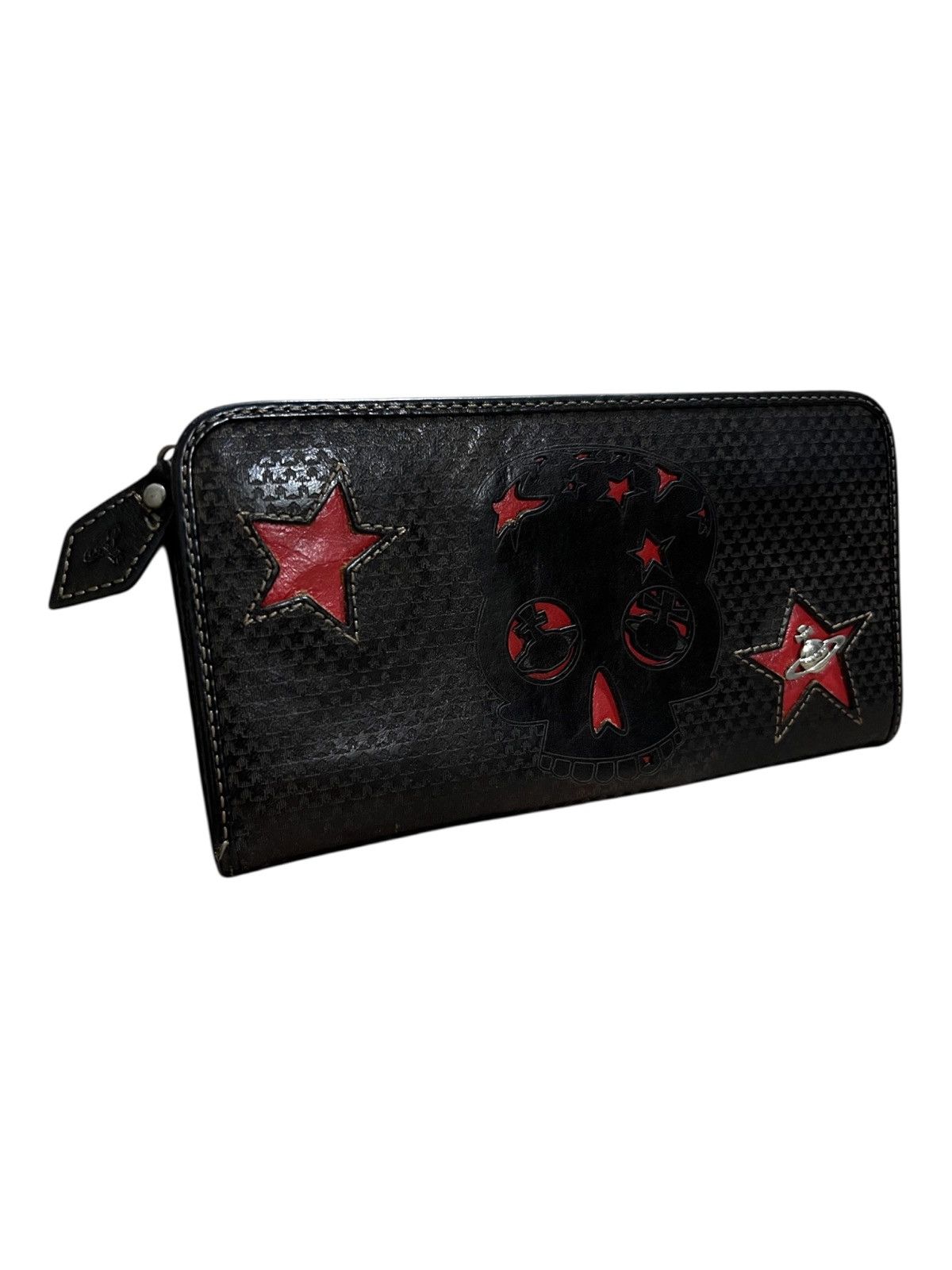 Vivienne Westwood Vivienne Westwood Skull Star Leather Zip Around Long Wallets Size ONE SIZE - 2 Thumbnail
