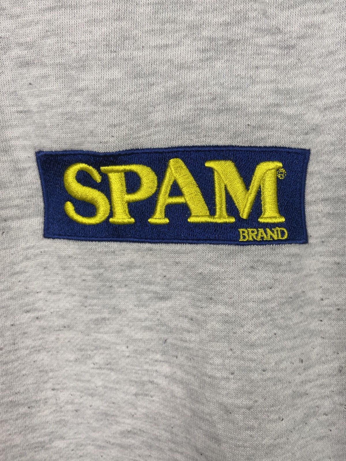 Vintage VINTAGE SPAM Brand Sweatshirt Grey Oversized Pullover Size US XL / EU 56 / 4 - 3 Thumbnail