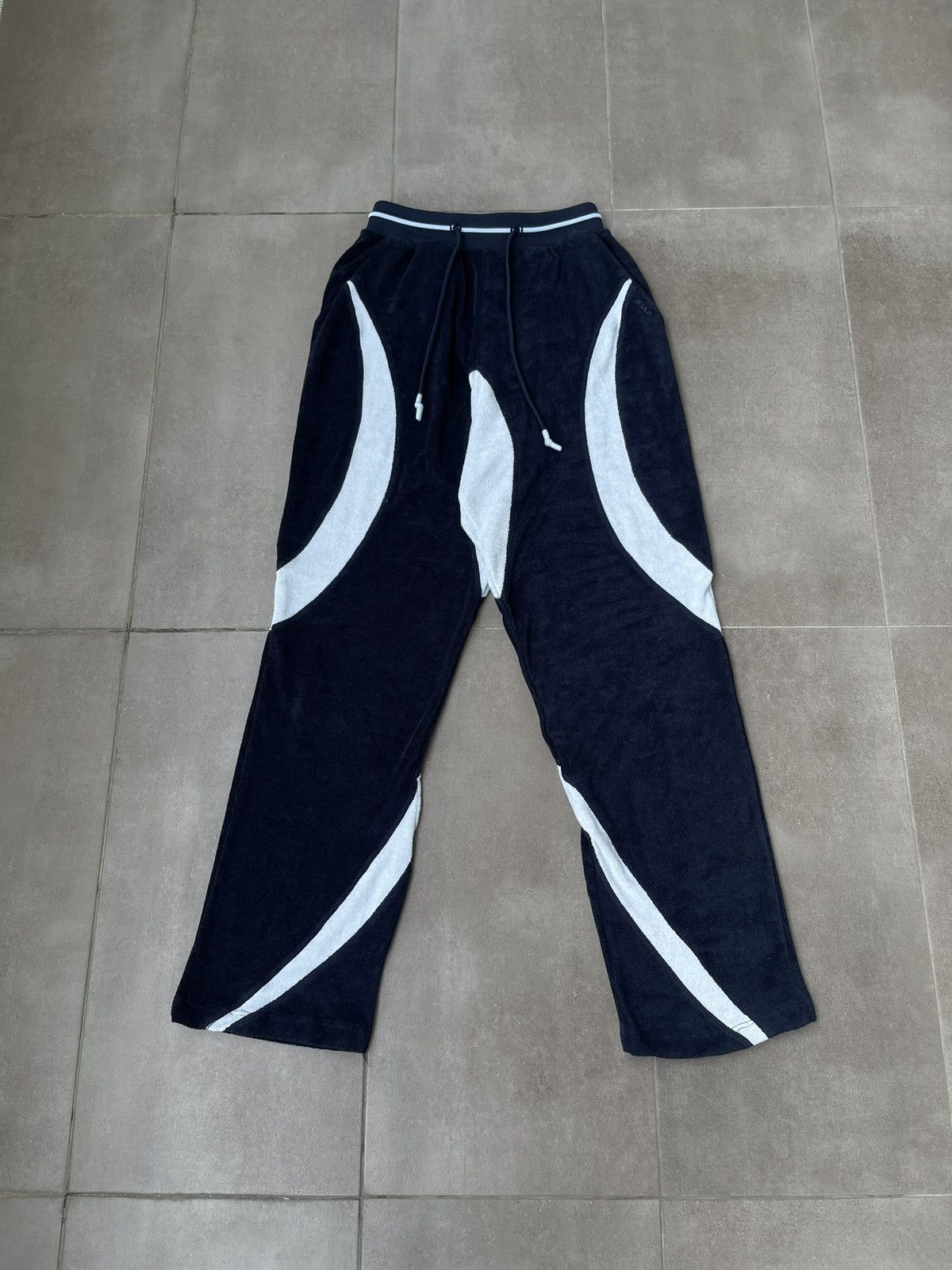Saul Nash !DS! SS23 Saul Nash Navy Paneled Lounge Pants Size US 28 / EU 44 - 7 Thumbnail