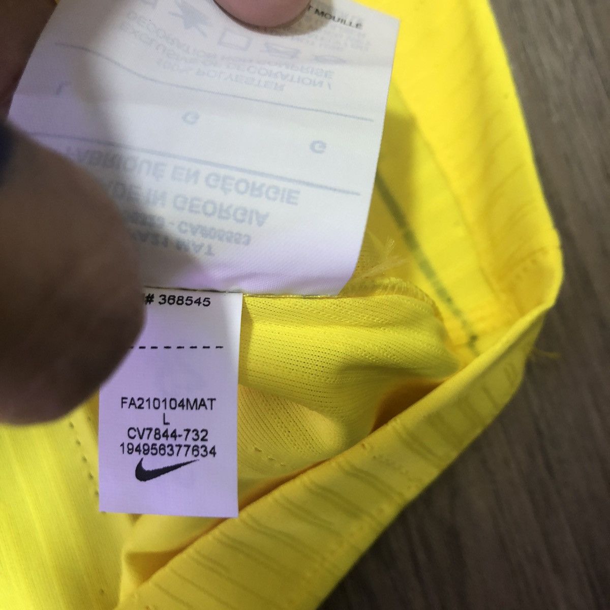 Chelsea Soccer × Nike Chelsea 21/22 player issue away shirt #7 Kante (Bnwt) Size US L / EU 52-54 / 3 - 9 Thumbnail
