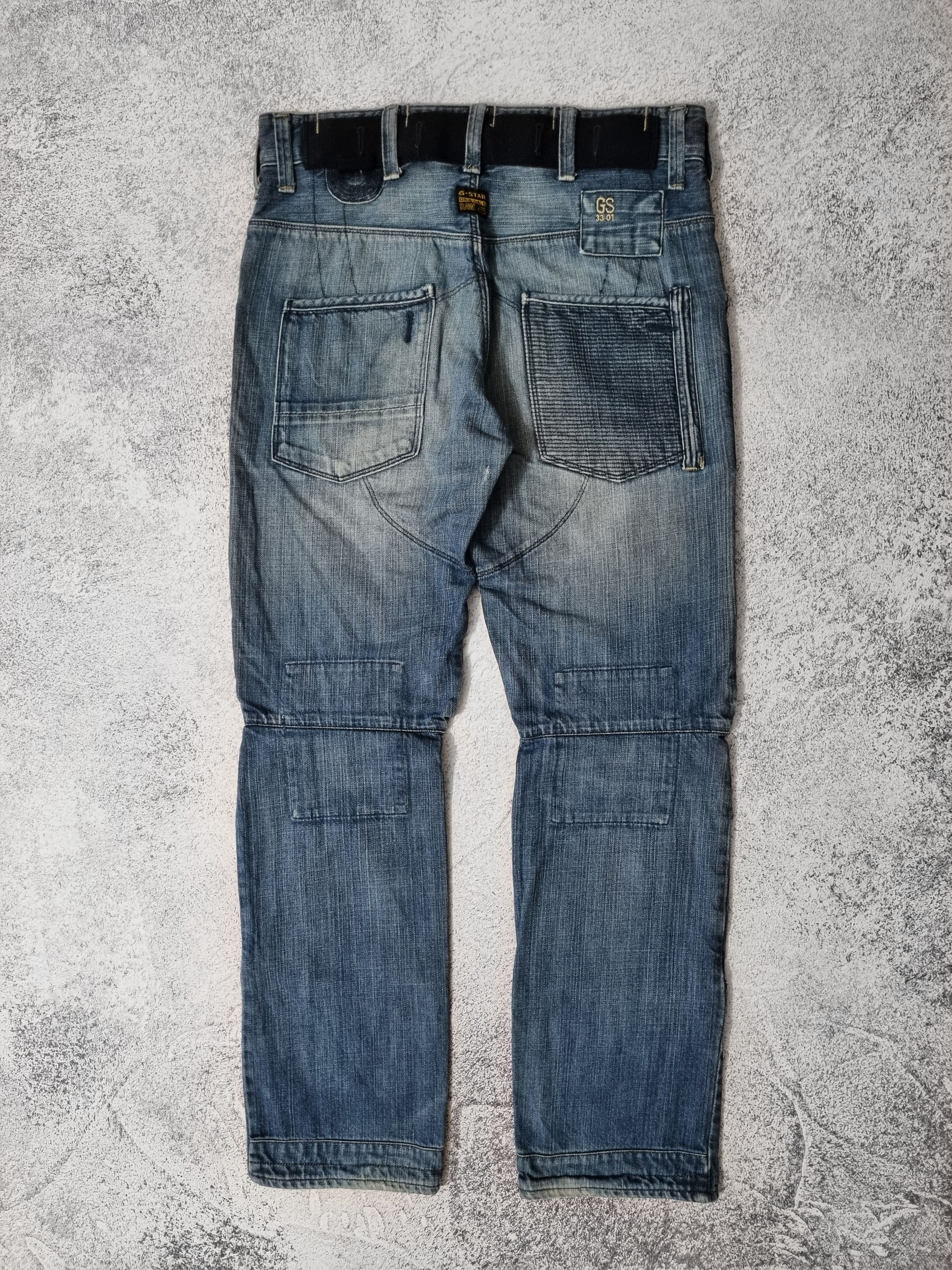 Diesel × G-Star Vintage G-Star Raw Double Knee Jeans Size US 32 / EU 48 - 9 Thumbnail