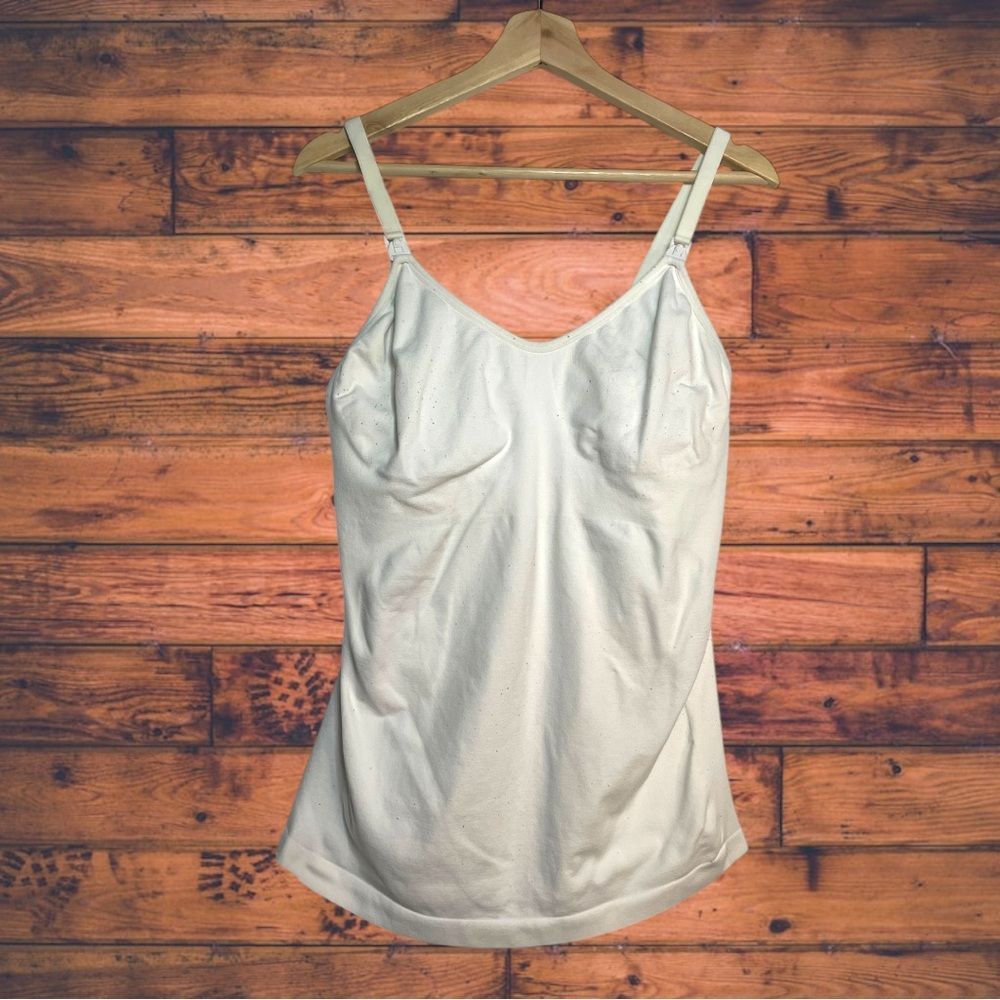 Other Trims White Maternity Nursing Tank Top XL Size XL / US 12-14 / IT 48-50 - 1 Thumbnail