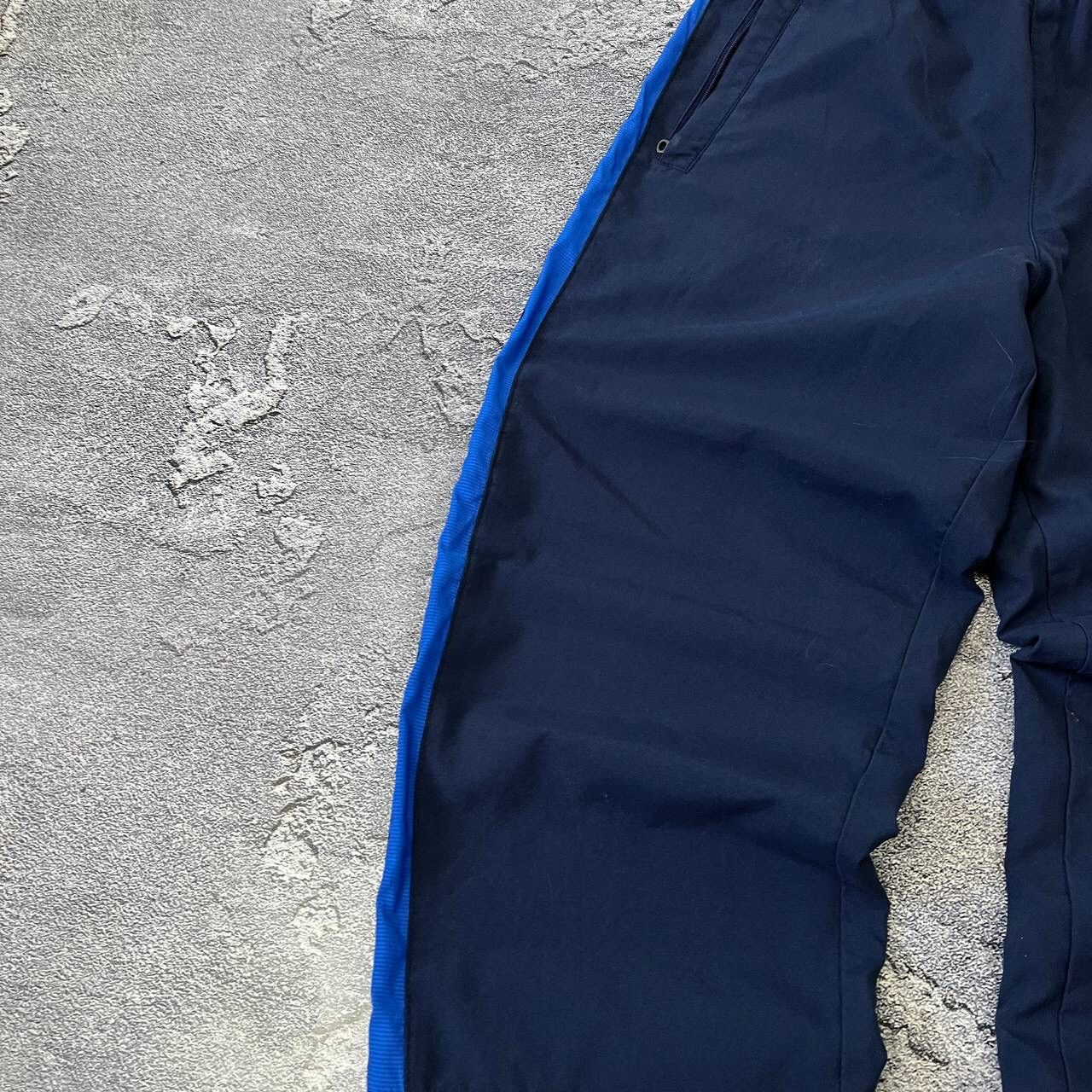 Nike Vintage 90s Nike Blue Zip Baggy Track Pants Sportwear Swoosh Size US 30 / EU 46 - 11 Thumbnail