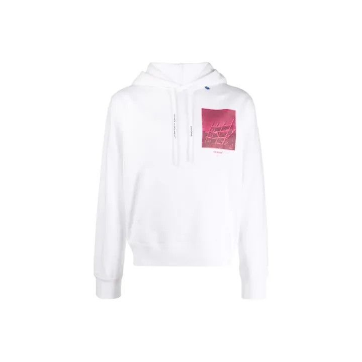Off-White Off-White Graphic Cotton Hooded Sweatshirt 0079 Size US S / EU 44-46 / 1 - 1 Thumbnail