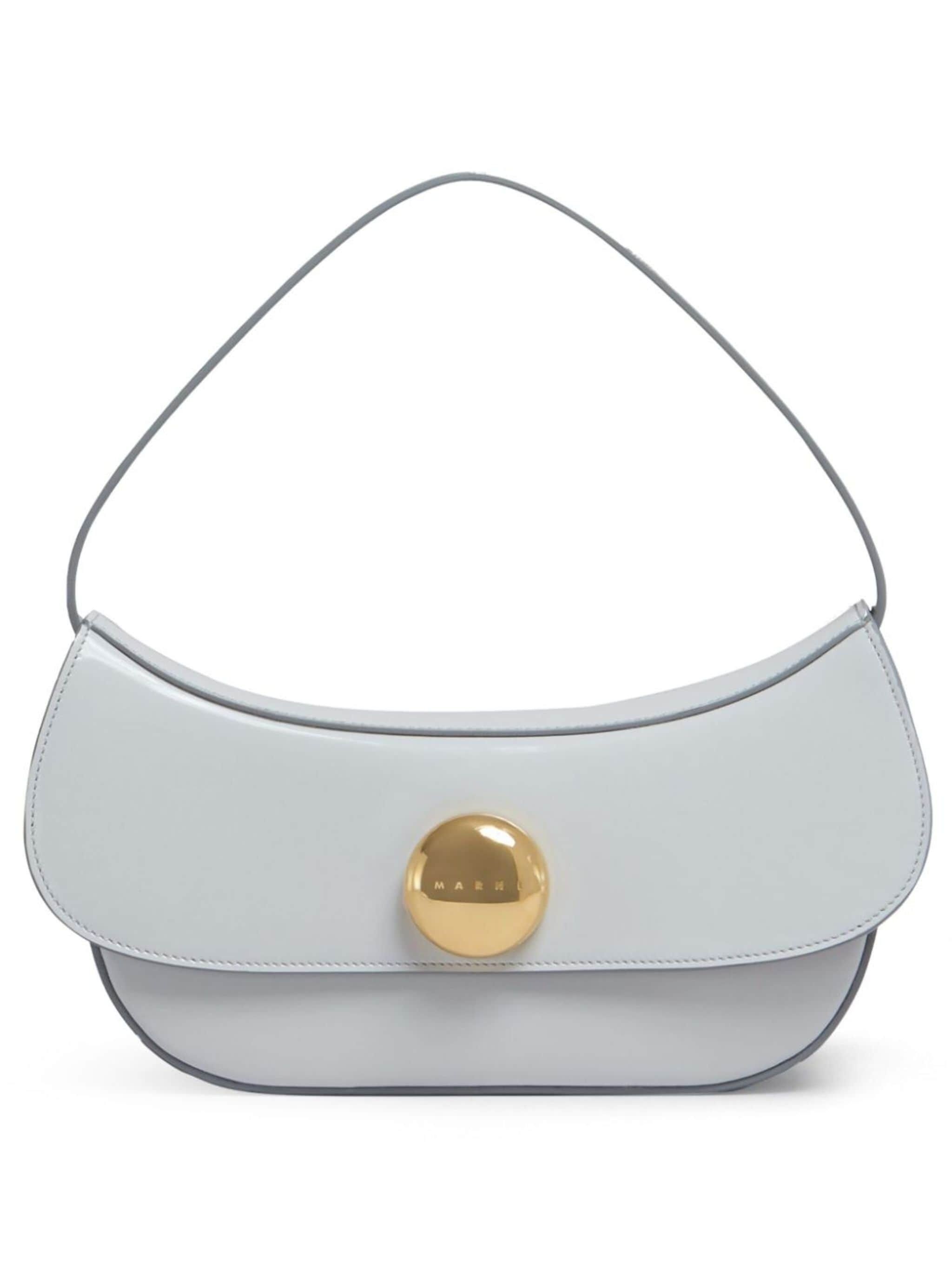 Marni o1w1db11125 Size :OS /Leather Shoulder Bag in Grey Size ONE SIZE - 1 Thumbnail