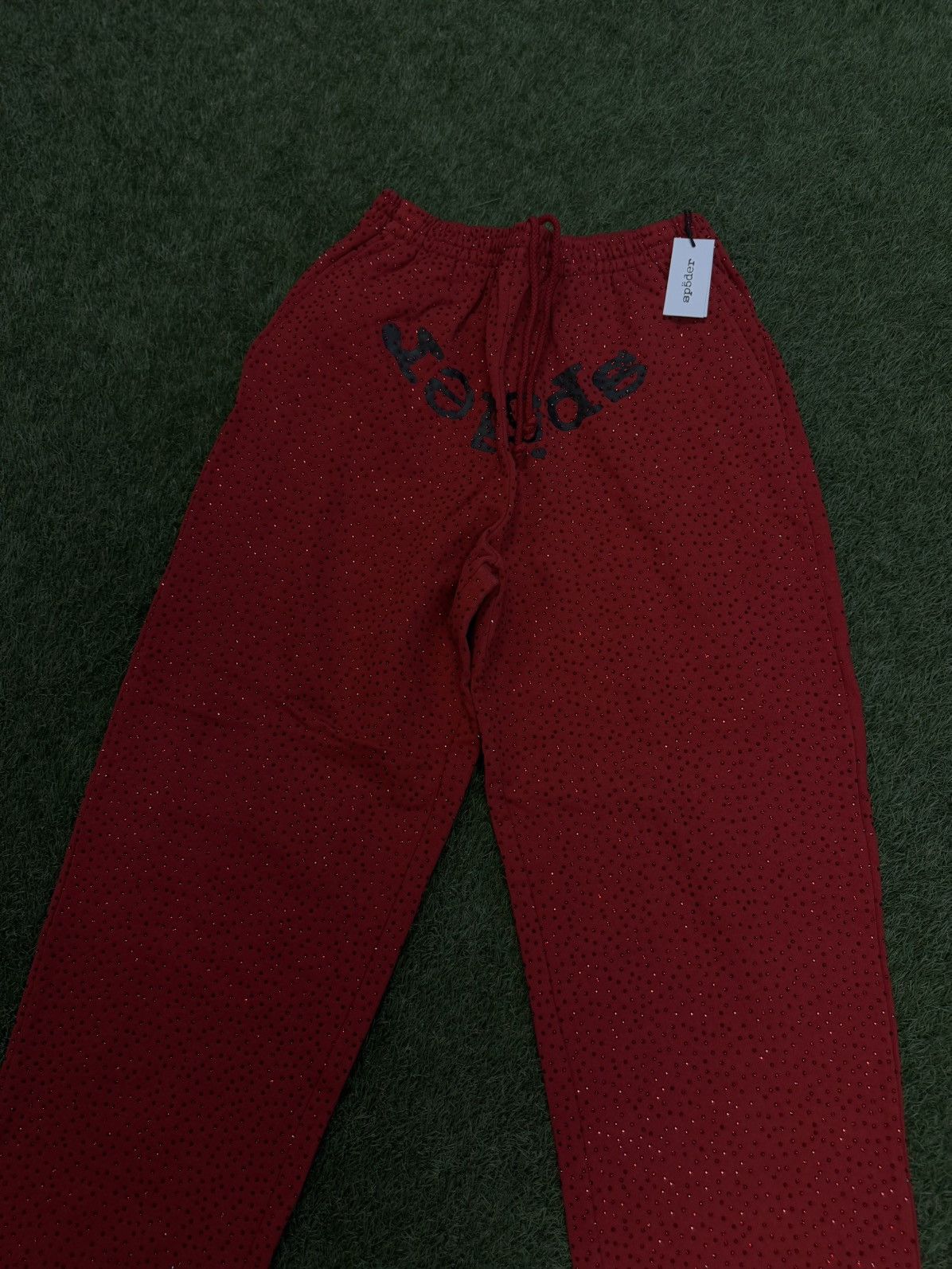 Sp5der Sp5der Worldwide VVS Stone Crystal Sweatpants M (NEW) Size US 31 - 3 Thumbnail
