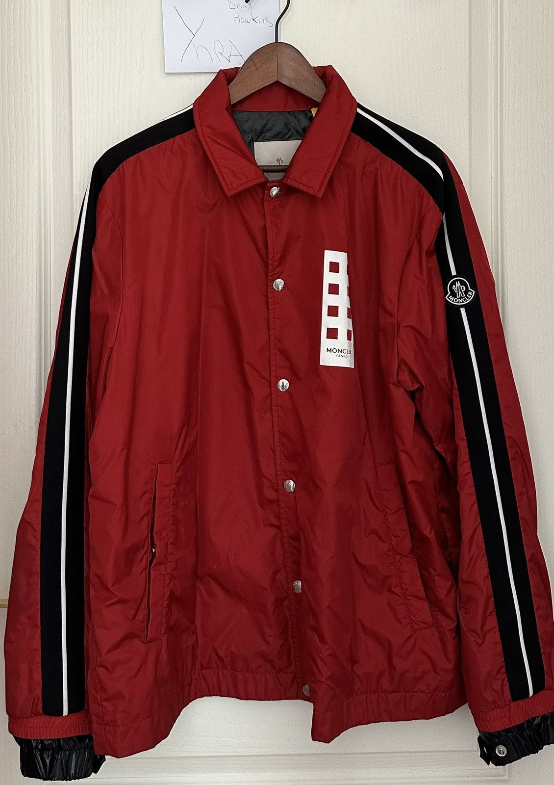 Moncler Genius × Palm Angels MONCLER × Palm Angels “I’m So High Genius” Coach Jacket Size US L / EU 52-54 / 3 - 1 Thumbnail