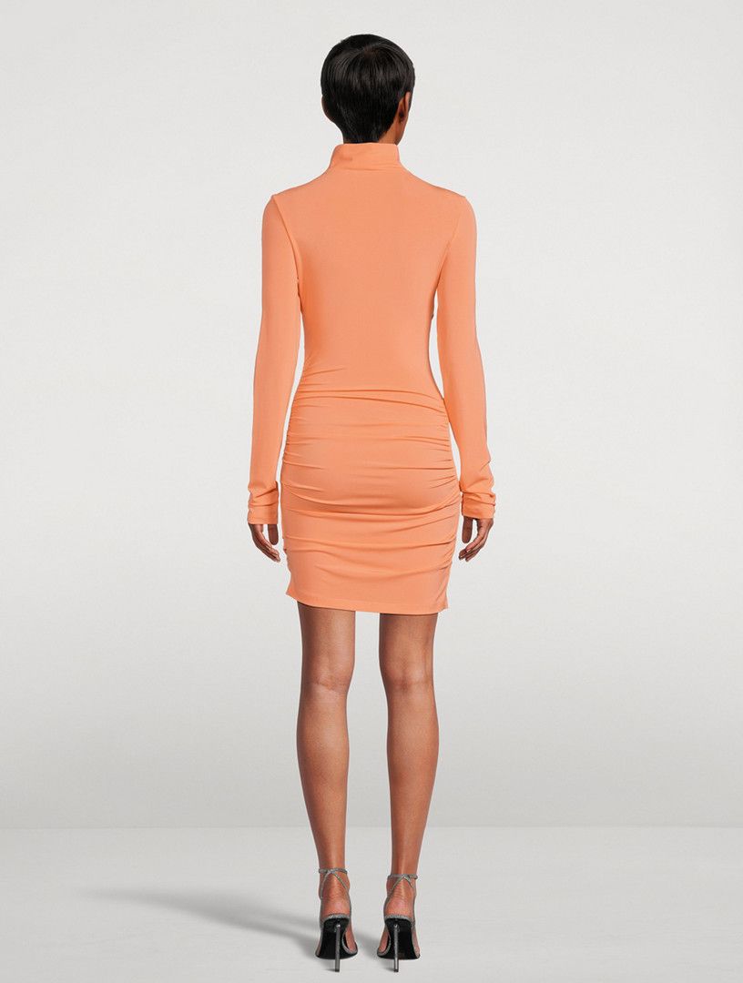 Off-White o1y1125 Midi Dress in Mandarin Size M / US 6-8 / IT 42-44 - 3 Thumbnail