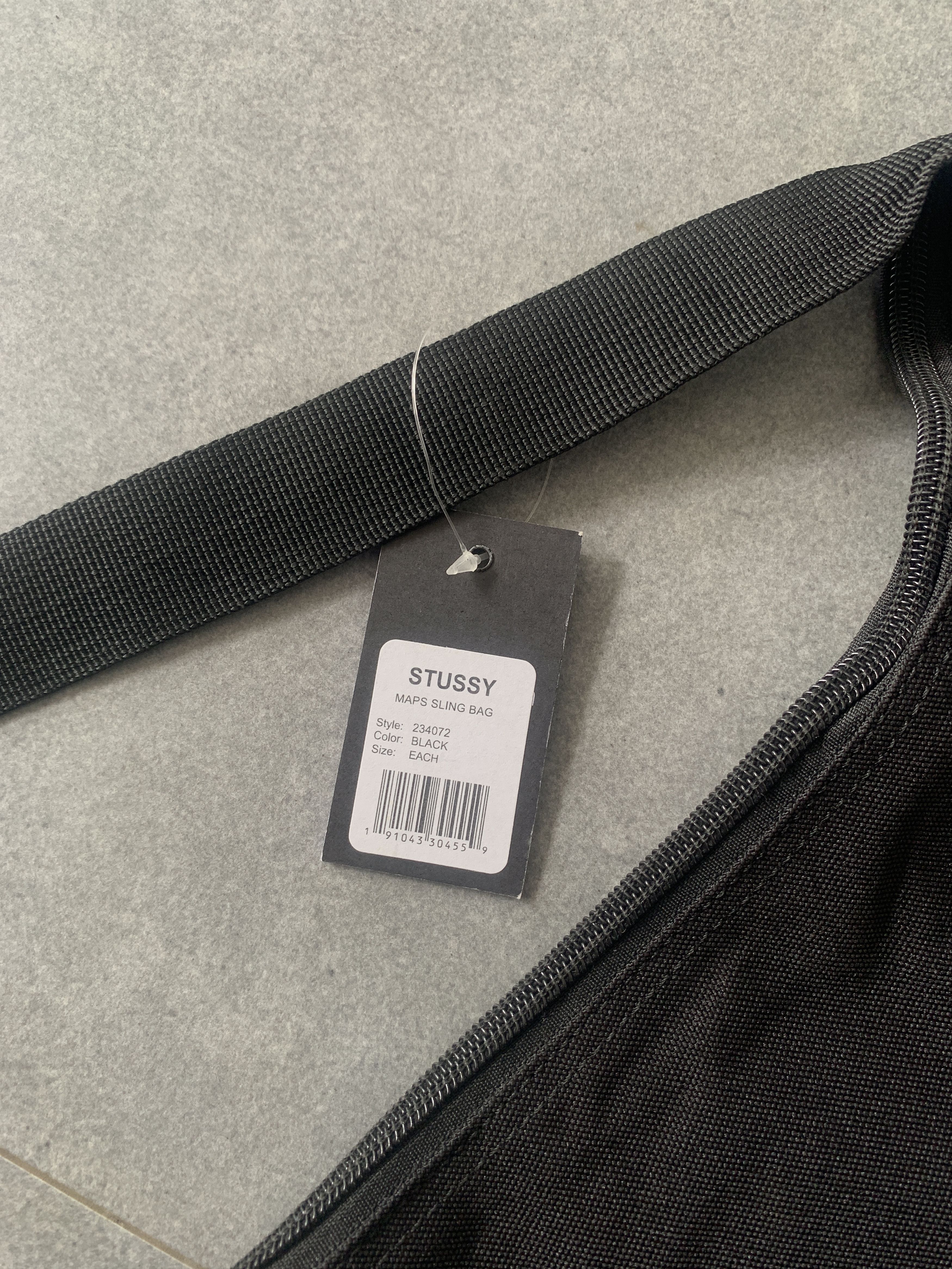 Stussy STUSSY MAPS SLING BAG IN BLACK Size ONE SIZE - 5 Thumbnail