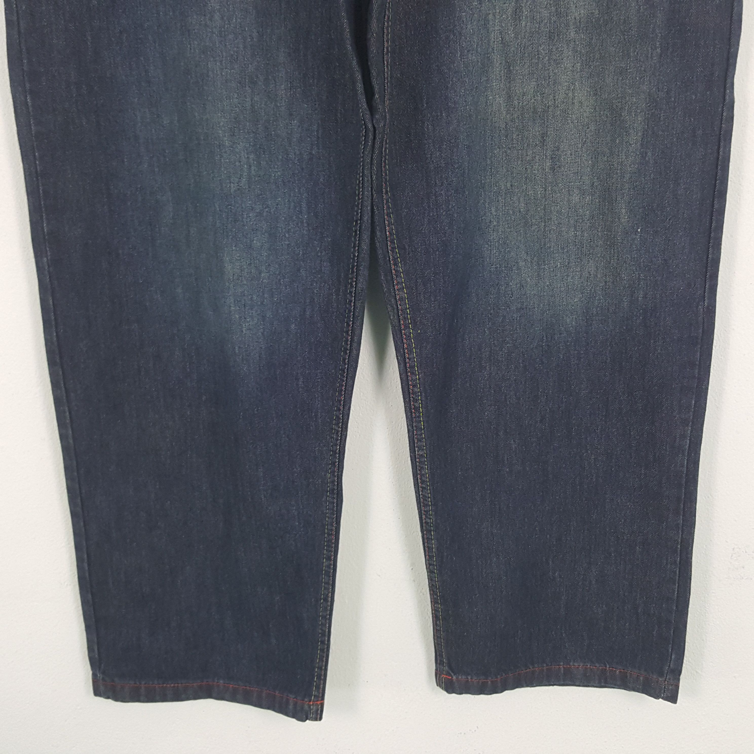 Christian Audigier × Ed Hardy × Vintage Vintage Ed Hardy by Christian Audiger Baggy Denim Jeans Size US 43 - 3 Thumbnail