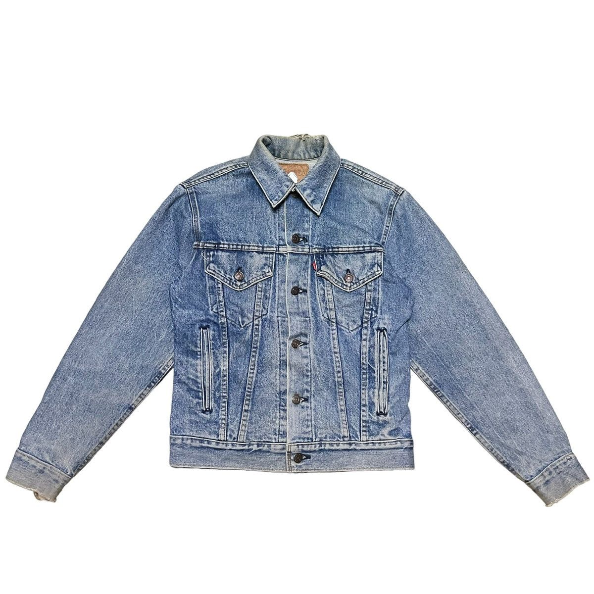 Levi's Vintage Levis Distressed Denim Jacket Size US S / EU 44-46 / 1 - 1 Thumbnail