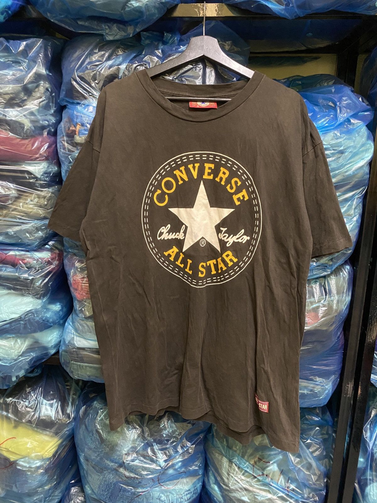 Converse Vintage 90s Converse All Star Chuck Taylor USA Made Tee Size US XL / EU 56 / 4 - 1 Thumbnail