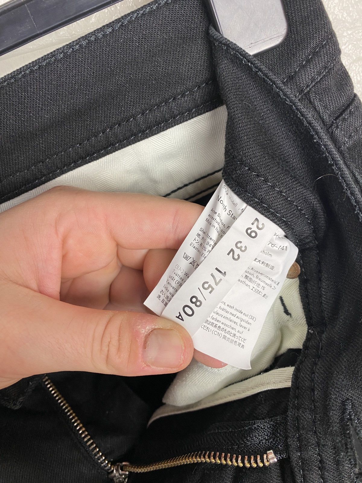 Acne Studios Acne Studios Men’s Bla Konst Stockholm Floragatan 13 North Size US 29 - 13 Thumbnail