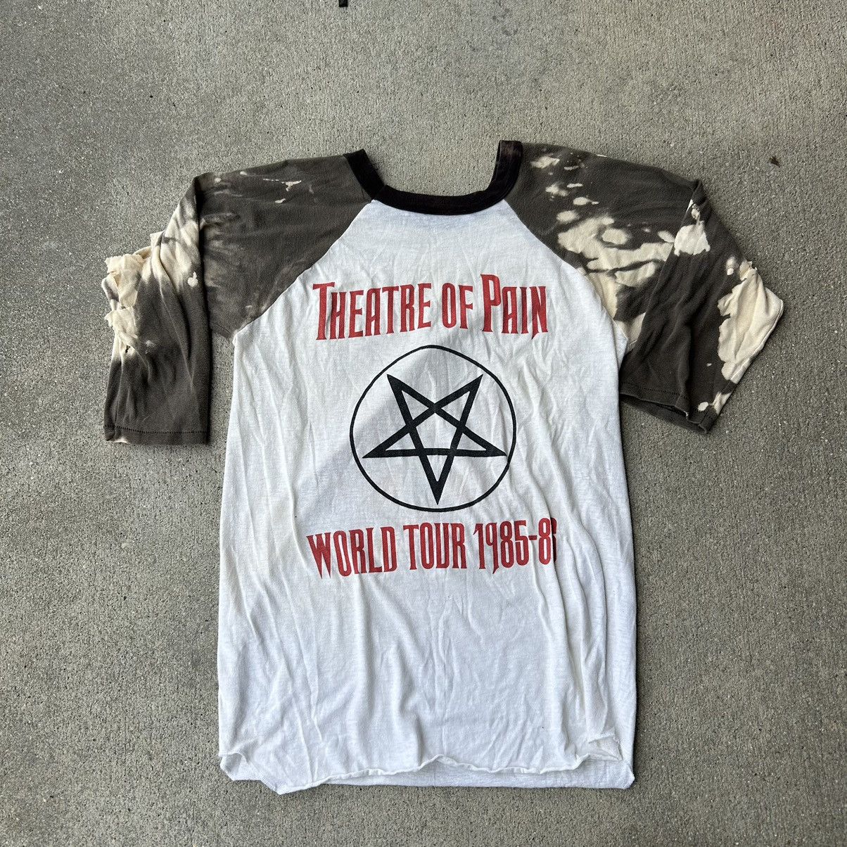 Band Tees 1985 Mötley Crüe Raglan Size US L / EU 52-54 / 3 - 4 Thumbnail