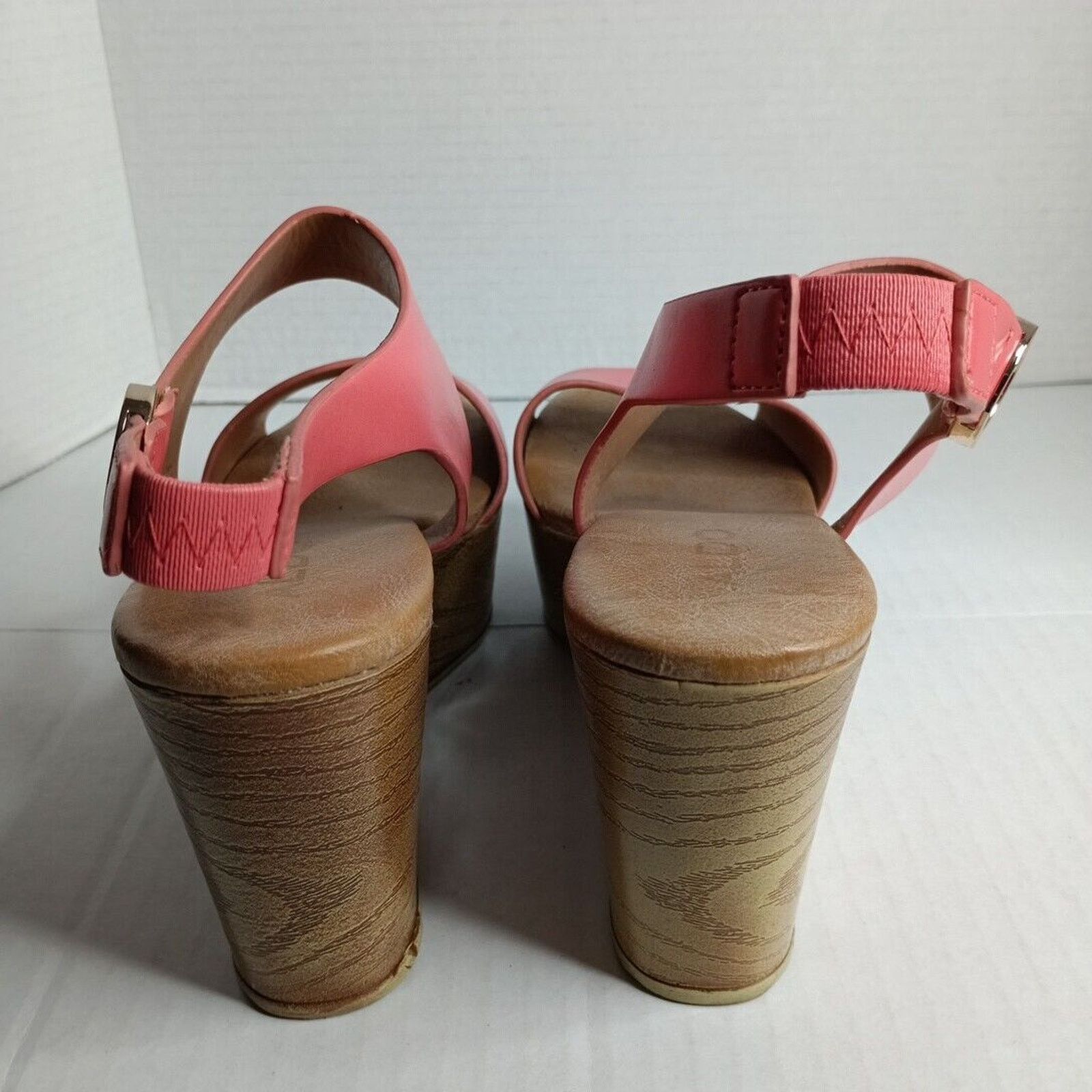Aldo Aldo Platform Sandals Slip on Salmon Color Women's Size 7 Size US 7 / IT 37 - 4 Thumbnail