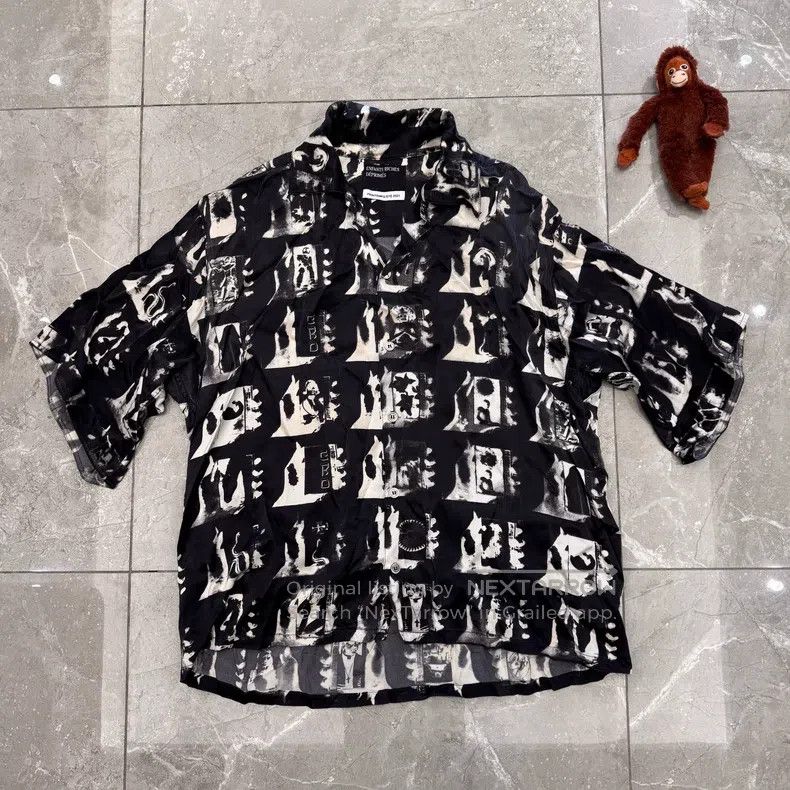 Enfants Riches Deprimes Silk full-print shirt