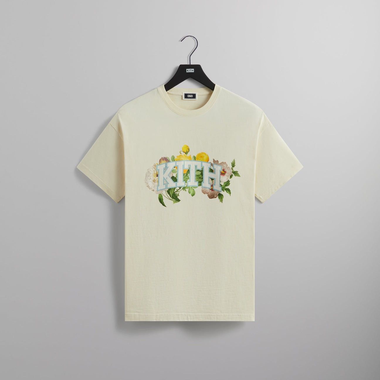 image of Kith Floral Arch Vintage Tee T-Shirt Men’S Size Xxl Sandrift in Cream, Men's