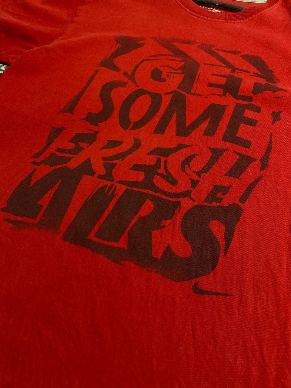 Nike × Vintage Mens Vintage Nike swoosh T Shirt big logo y2k streetwear Size US M / EU 48-50 / 2 - 15 Thumbnail
