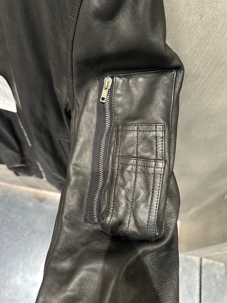 Rick Owens Rick Owens Leather Bomber Jacket-2506 Size US L / EU 52-54 / 3 - 3 Thumbnail