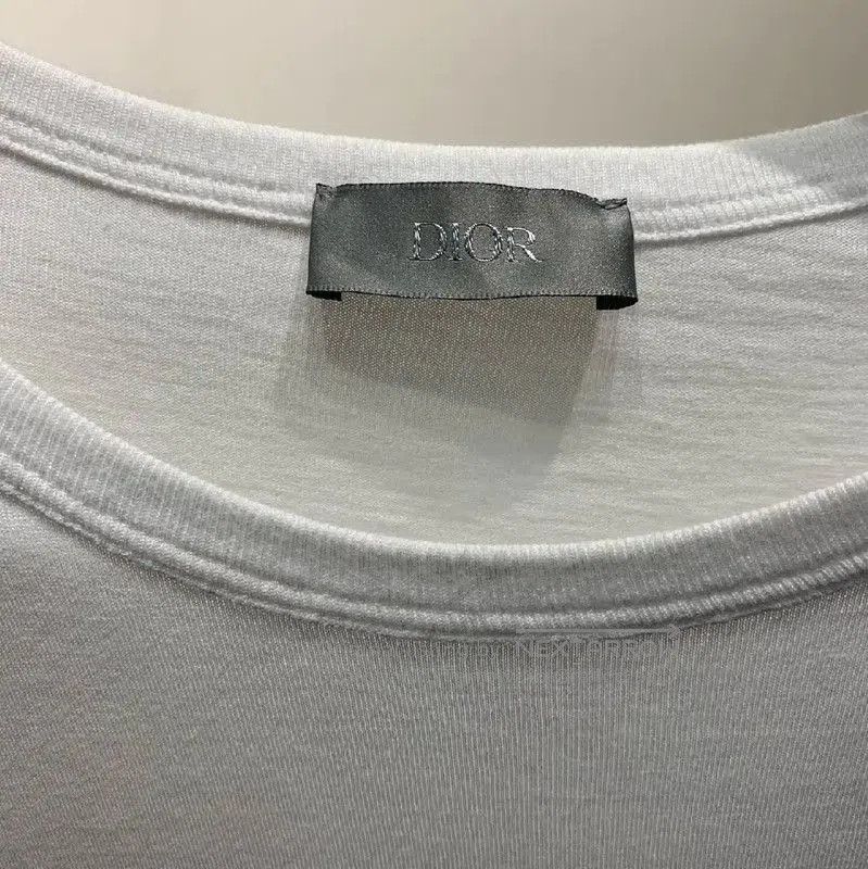 Dior Dior White Cotton Men's T-shirt . Size US L / EU 52-54 / 3 - 3 Thumbnail