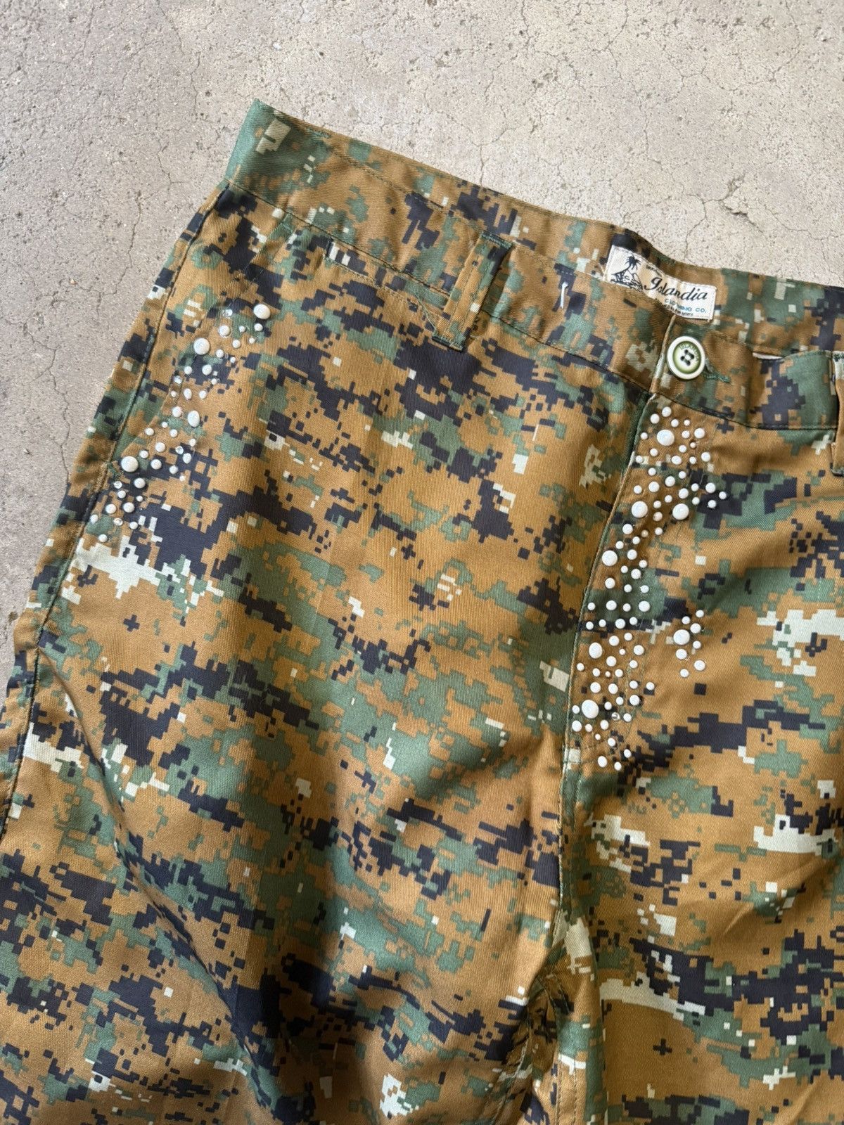 Japanese Brand × Vintage Camo shorts Size US 36 / EU 52 - 5 Thumbnail
