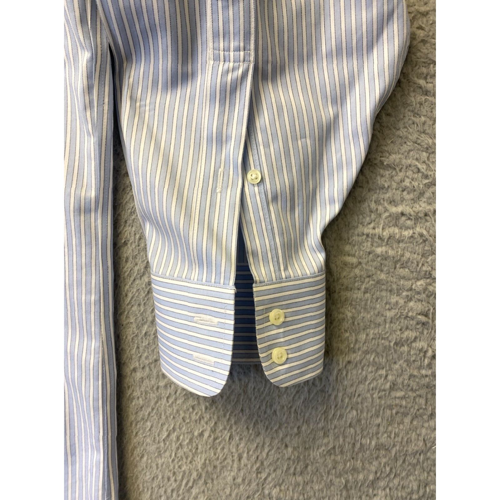 Brooks Brothers VINTAGE Brooks Brothers Dress Shirt Mens 16.5 Blue Long Sleeve Button Up Business Casual Formal Wedding 90s Mens Size US L / EU 52-54 / 3 - 5 Thumbnail