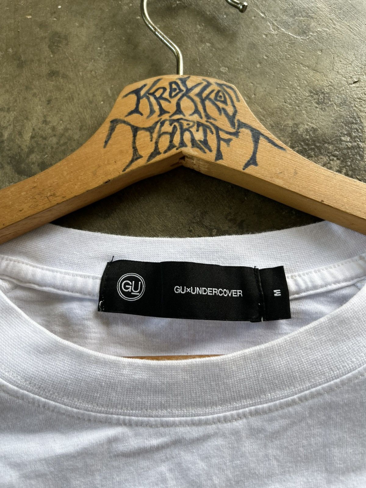 GU × Japanese Brand × Undercover GU X UNDERCOVER SASHIKO CUSTOME SINGLE POCKET TEE Size US M / EU 48-50 / 2 - 6 Thumbnail