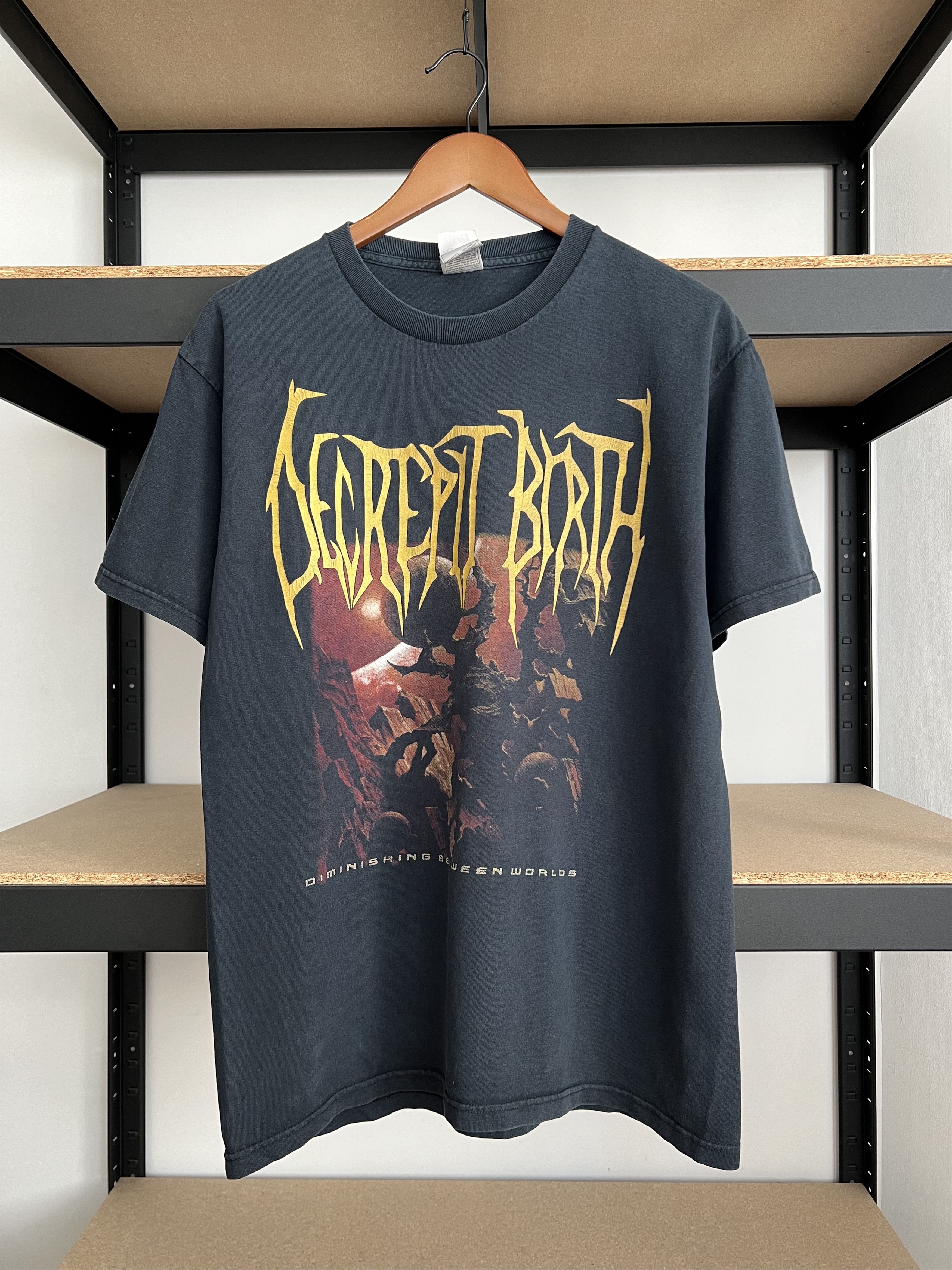 Band Tees Vintage 2000s Decrepit Birth Diminishing Between Worlds Tee Size US L / EU 52-54 / 3 - 1 Thumbnail