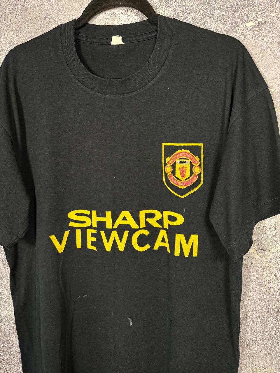 Vintage 90's CANTONA Manchester United 1994 Fan Version T-Shirt Size US XL / EU 56 / 4 - 6 Thumbnail