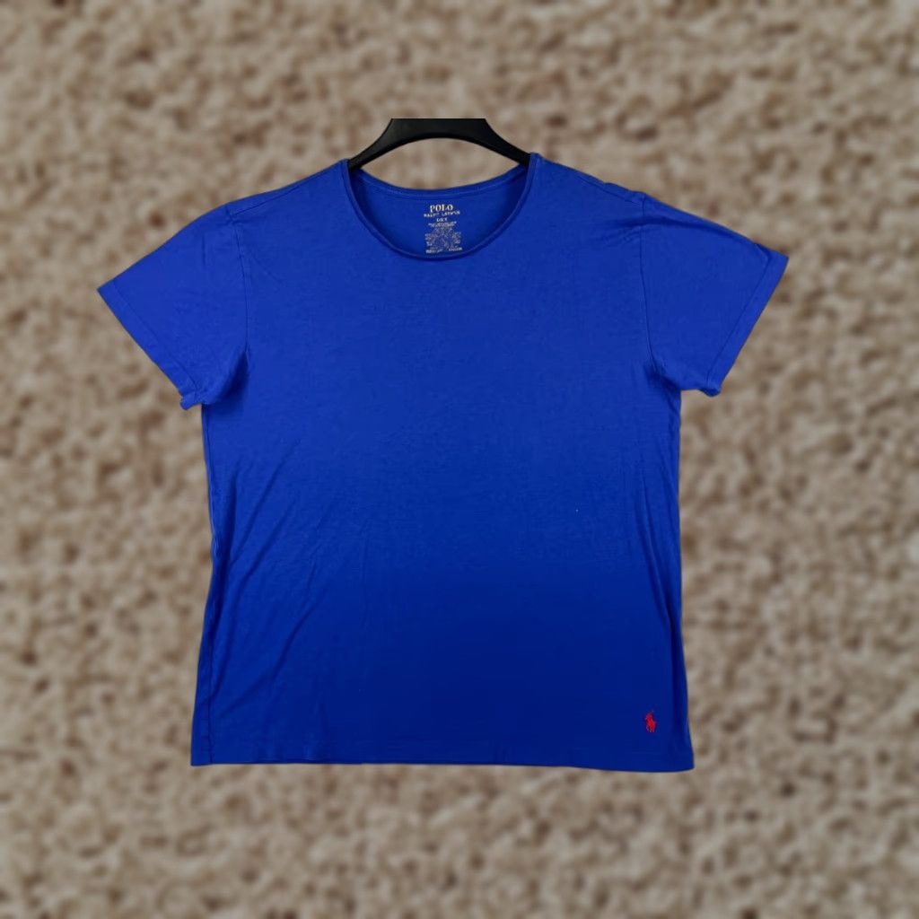 Ralph Lauren Ralph Lauren Polo Shirt Men’s Large Blue 100% Cotton Short Sleeve Round Neck Embroidered Logo Size US L / EU 52-54 / 3 - 1 Thumbnail
