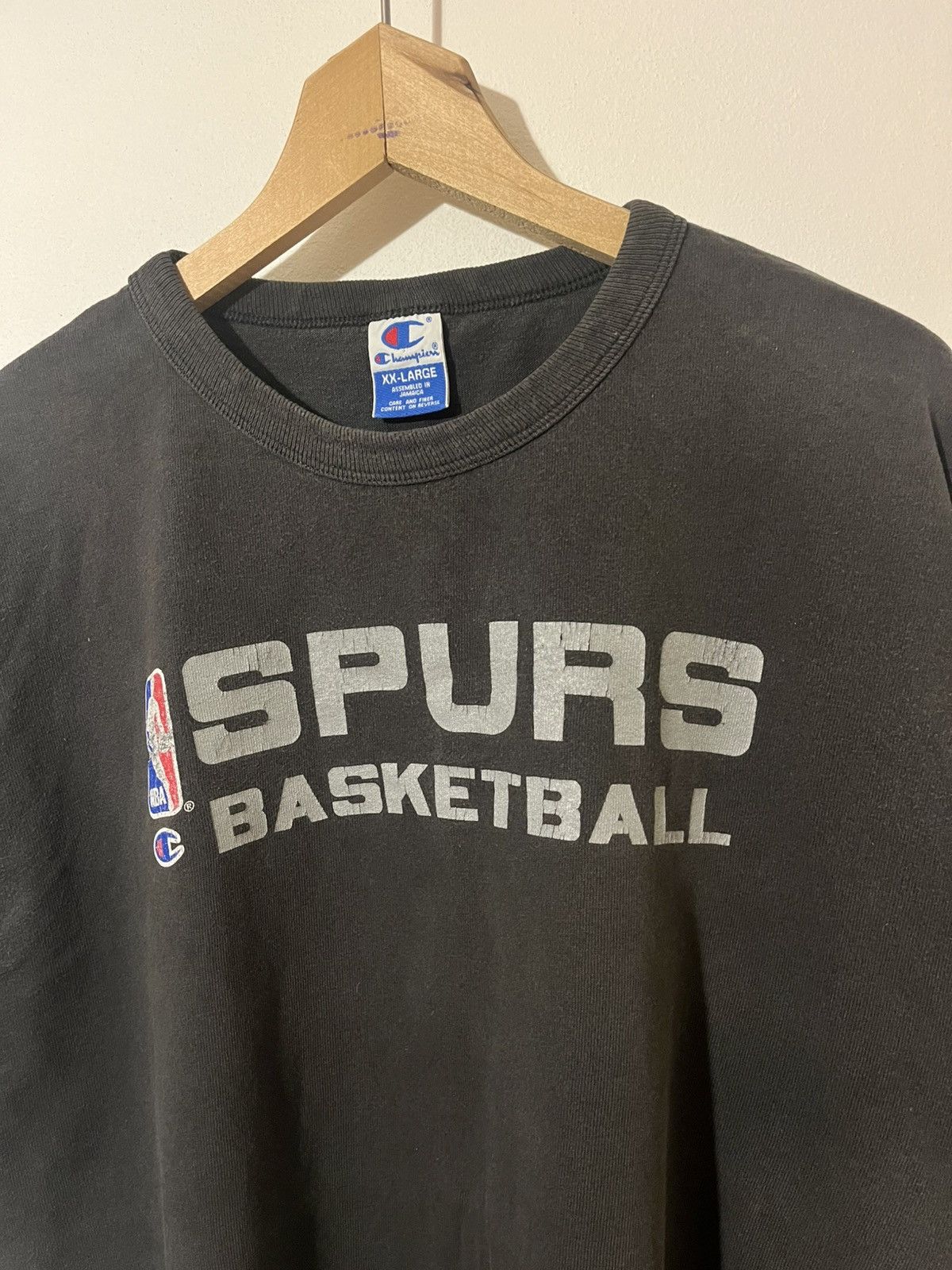 Champion 🏀 Vintage 90s Champion San Antonio Spurs XXL SINGLE STITCH Size US XXL / EU 58 / 5 - 4 Thumbnail