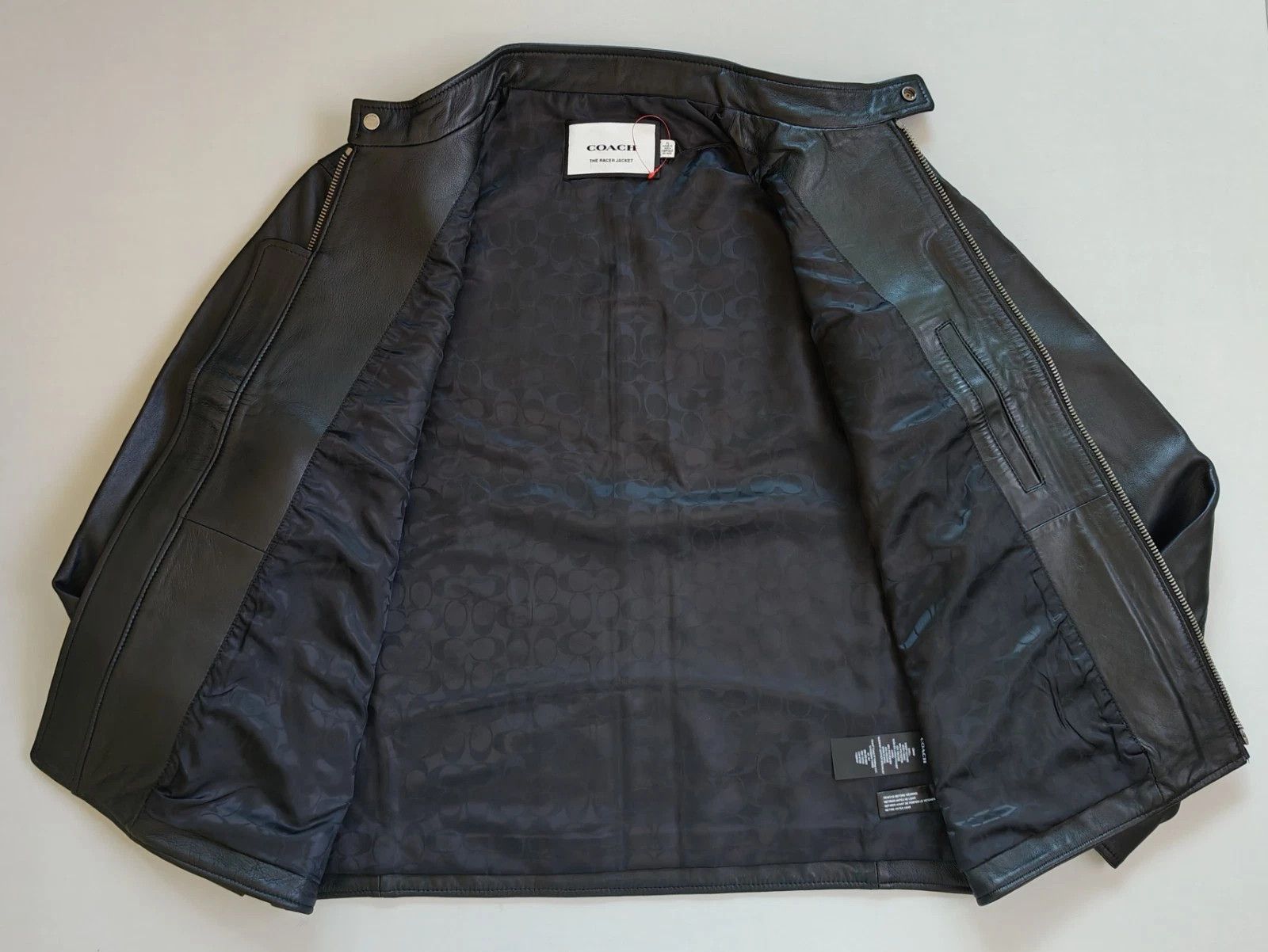 Coach Coach Leather Racer Jacket FTP 5072 Size US XL / EU 56 / 4 - 8 Thumbnail